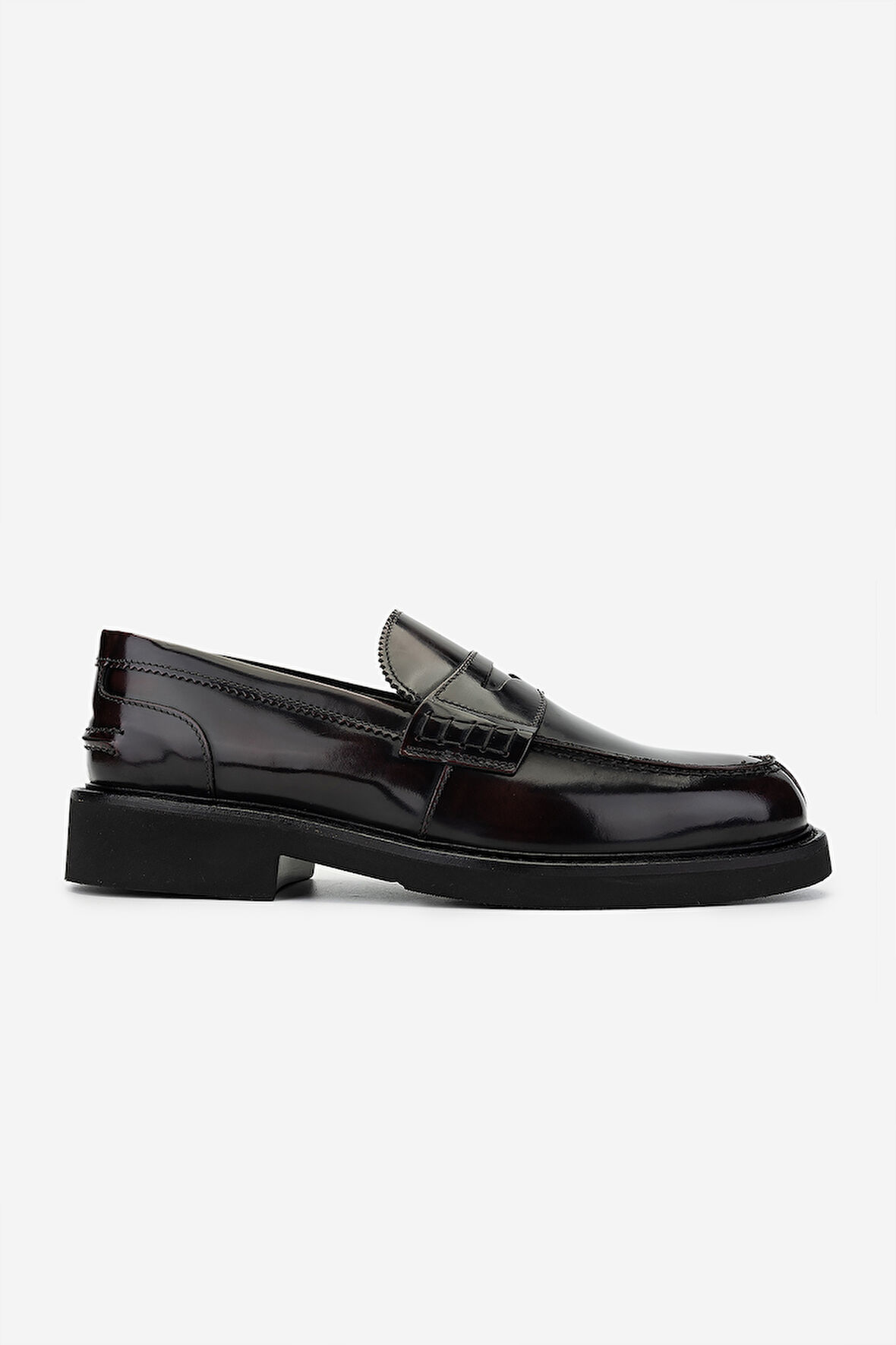 Valmenti Erkek Hakiki Deri Bordo Loafer Ayakkabı 994 442 ERK AYK K24-25 BORDEAUX
