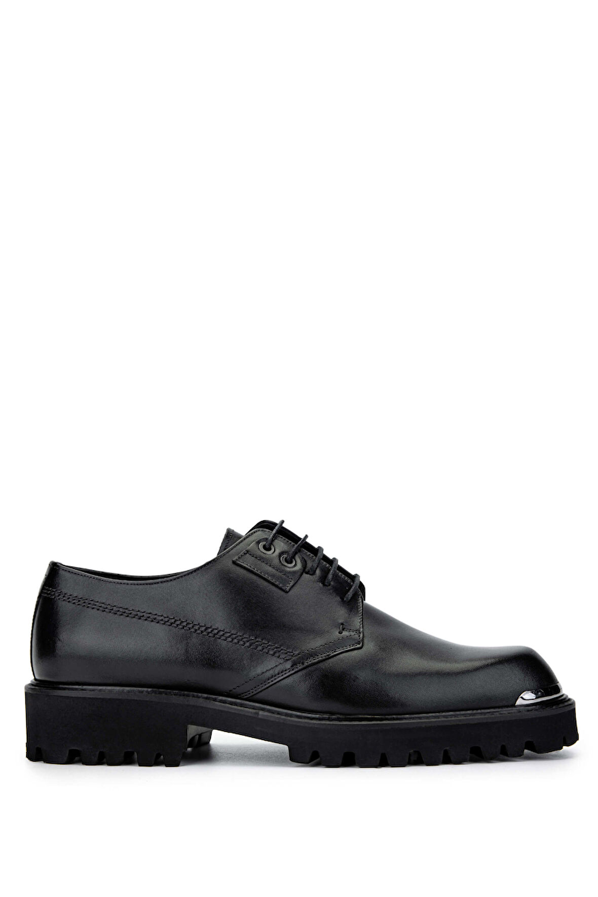 Tamer Tanca Erkek Hakiki Deri Siyah Analin Casual Ayakkabı 183 28856 ERK AYK SK24-25 SIYAH ANL