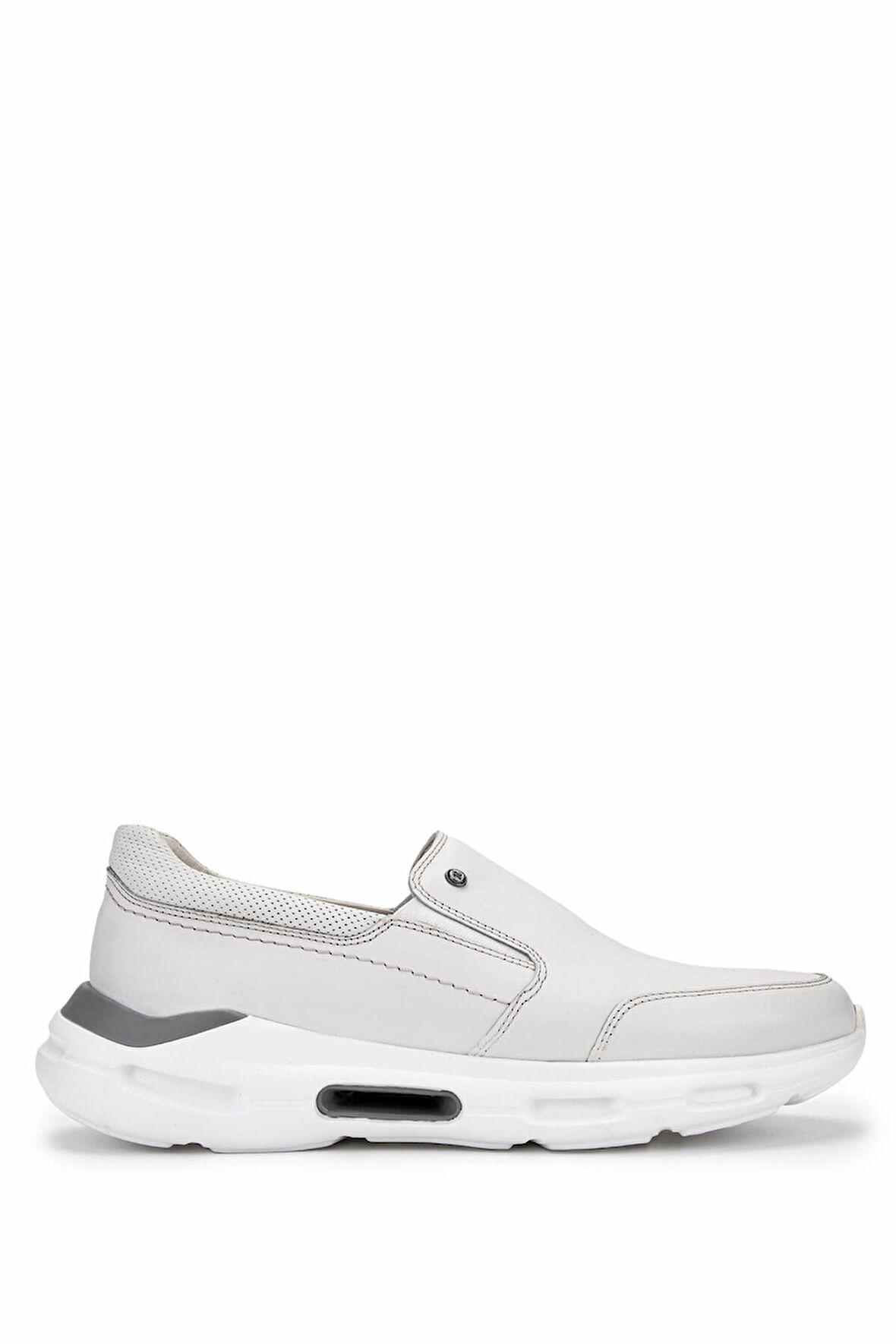 Tamer Tanca Erkek Hakiki Deri Beyaz Casual Ayakkabı 298 2935-2526 ERK AYK Y25 TRG OFF WHITE