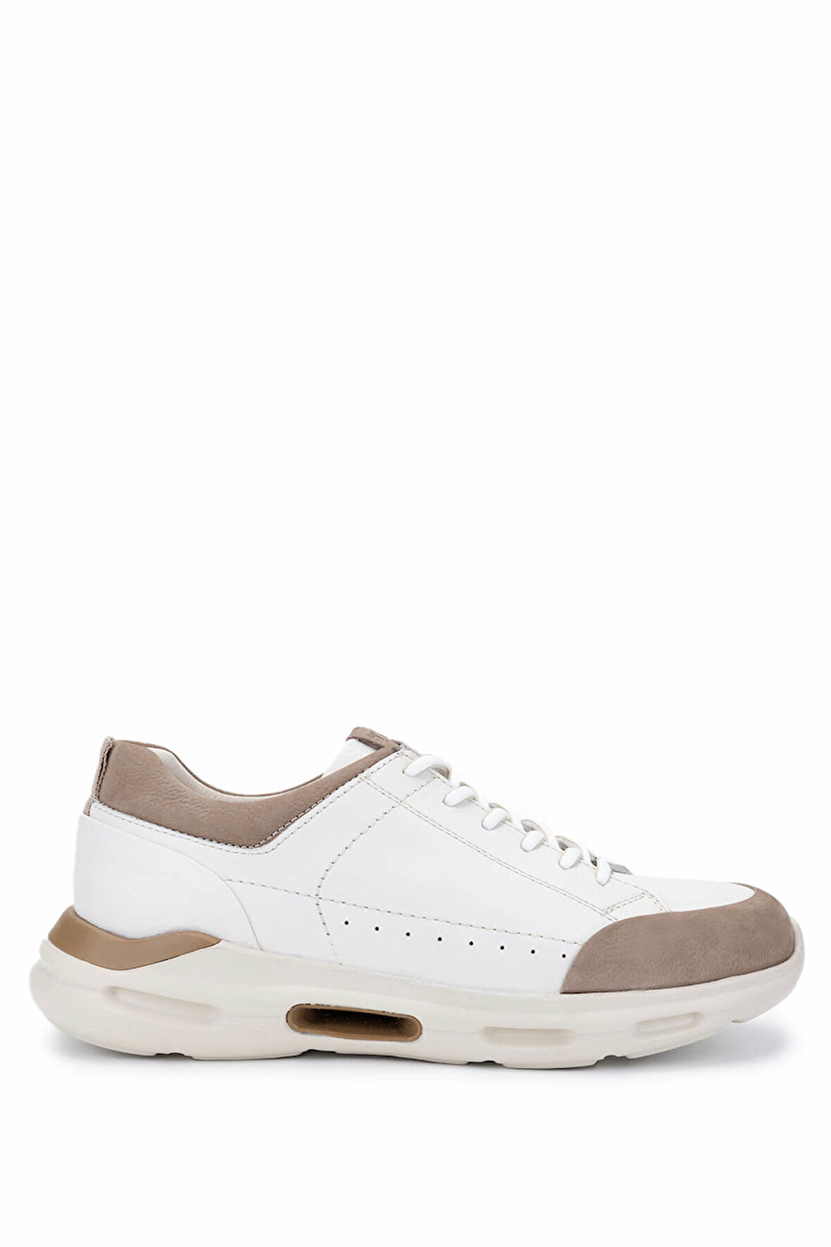 Tamer Tanca Erkek Hakiki Deri Vizon Sneakers & Spor Ayakkabı 298 2931-2526 ERK AYK Y25 VIZON/K.BYZ