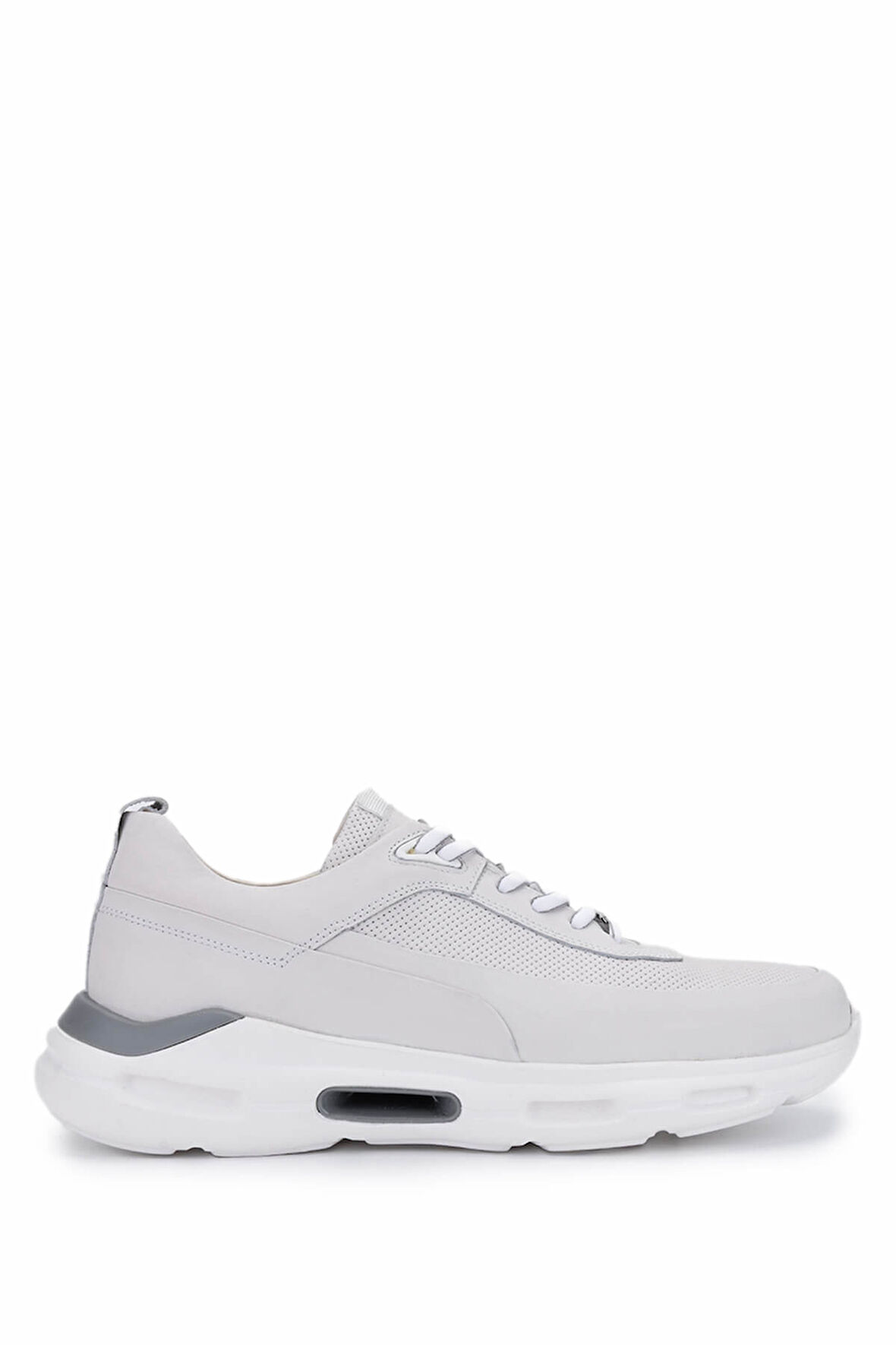 Tamer Tanca Erkek Hakiki Deri Kırık Beyaz Sneakers & Spor Ayakkabı 298 2932-2526 ERK AYK Y25 OFF WHITE