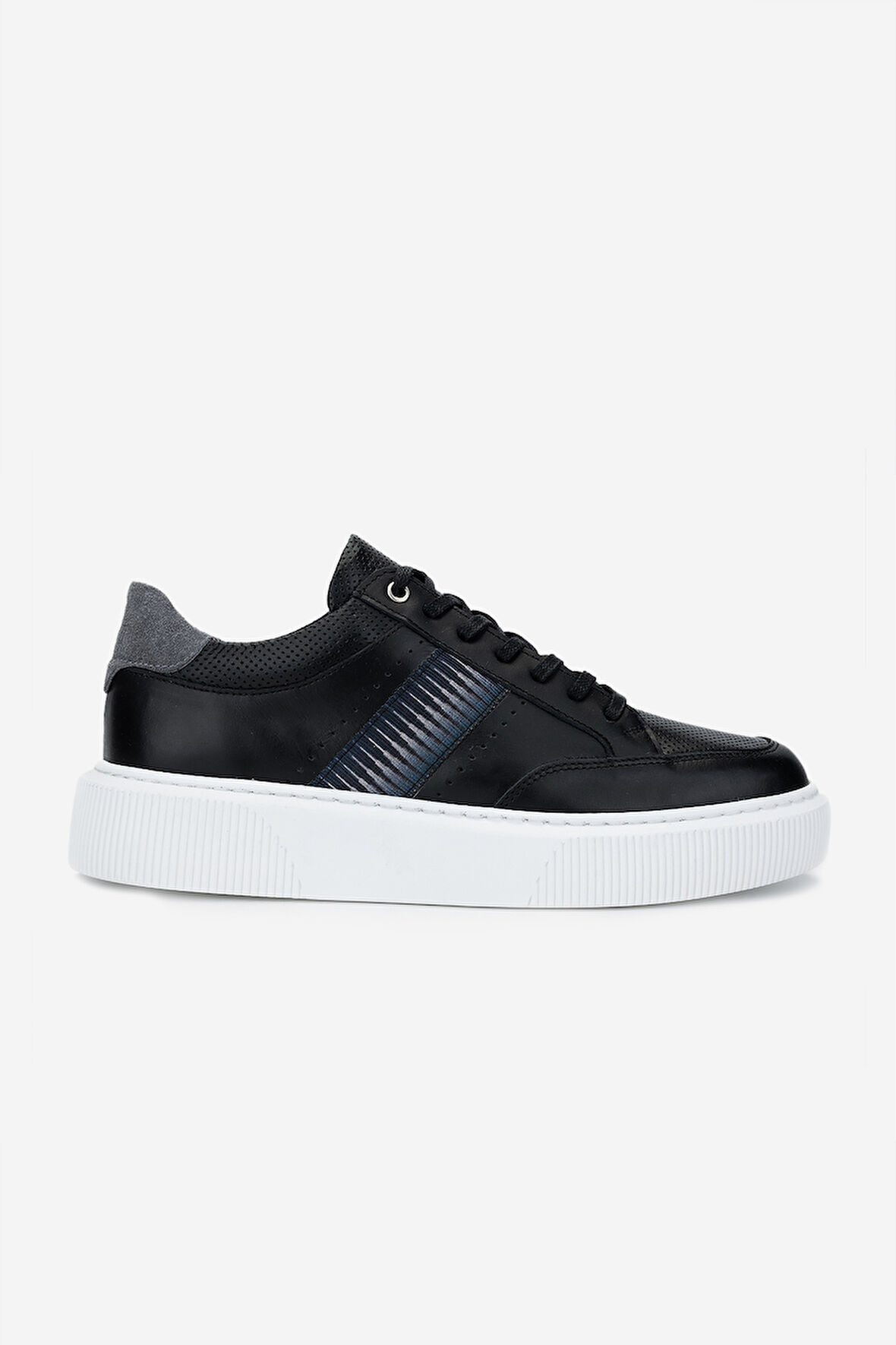 Valmenti Erkek Hakiki Deri Siyah Deri Sneakers & Spor Ayakkabı 352 22308 ERK AYK Y25 SIYAH DR