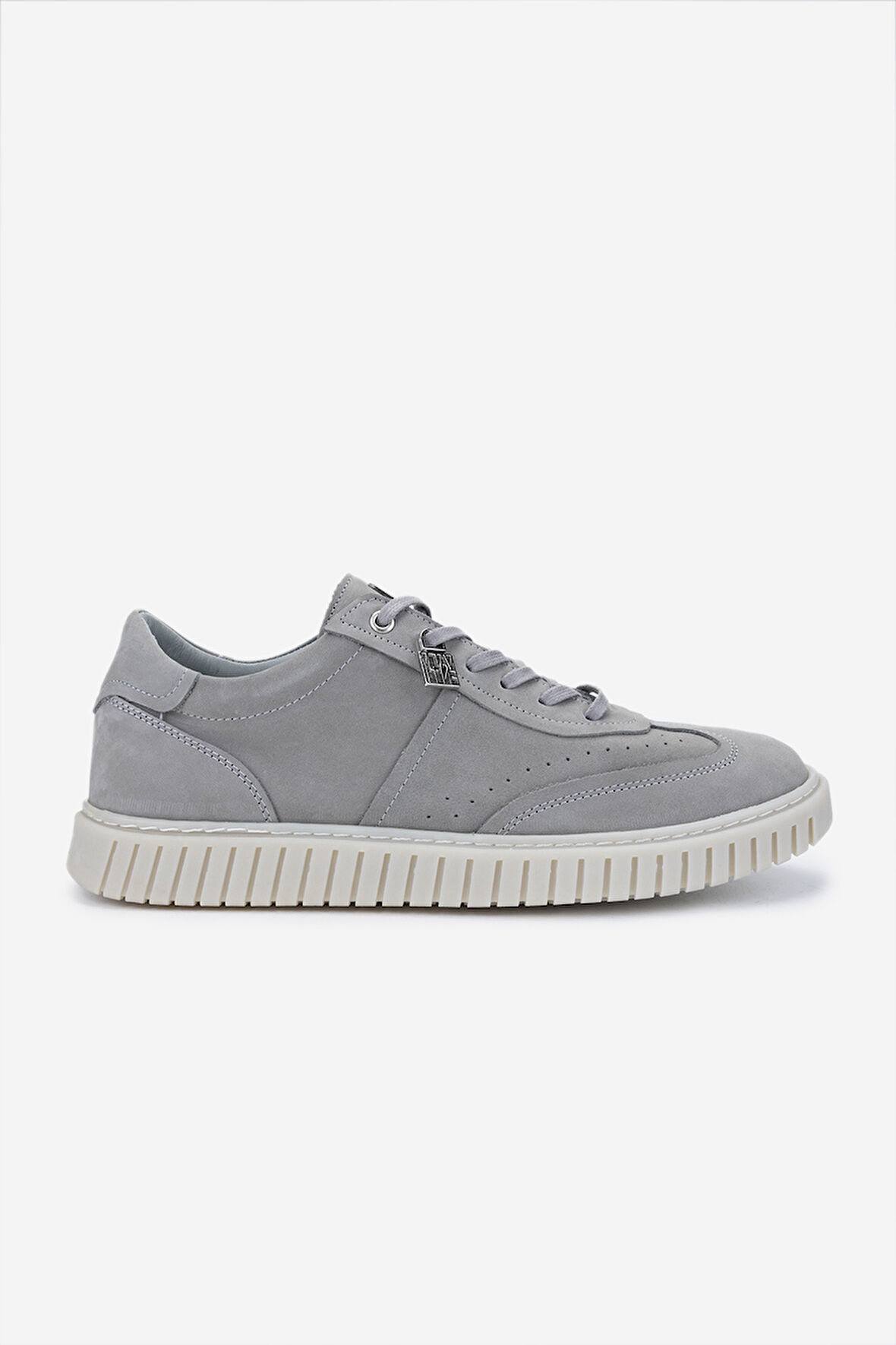 Valmenti Erkek Hakiki Deri Gri Nubuk Sneakers & Spor Ayakkabı 352 22212 ERK AYK Y25 GRI NBK