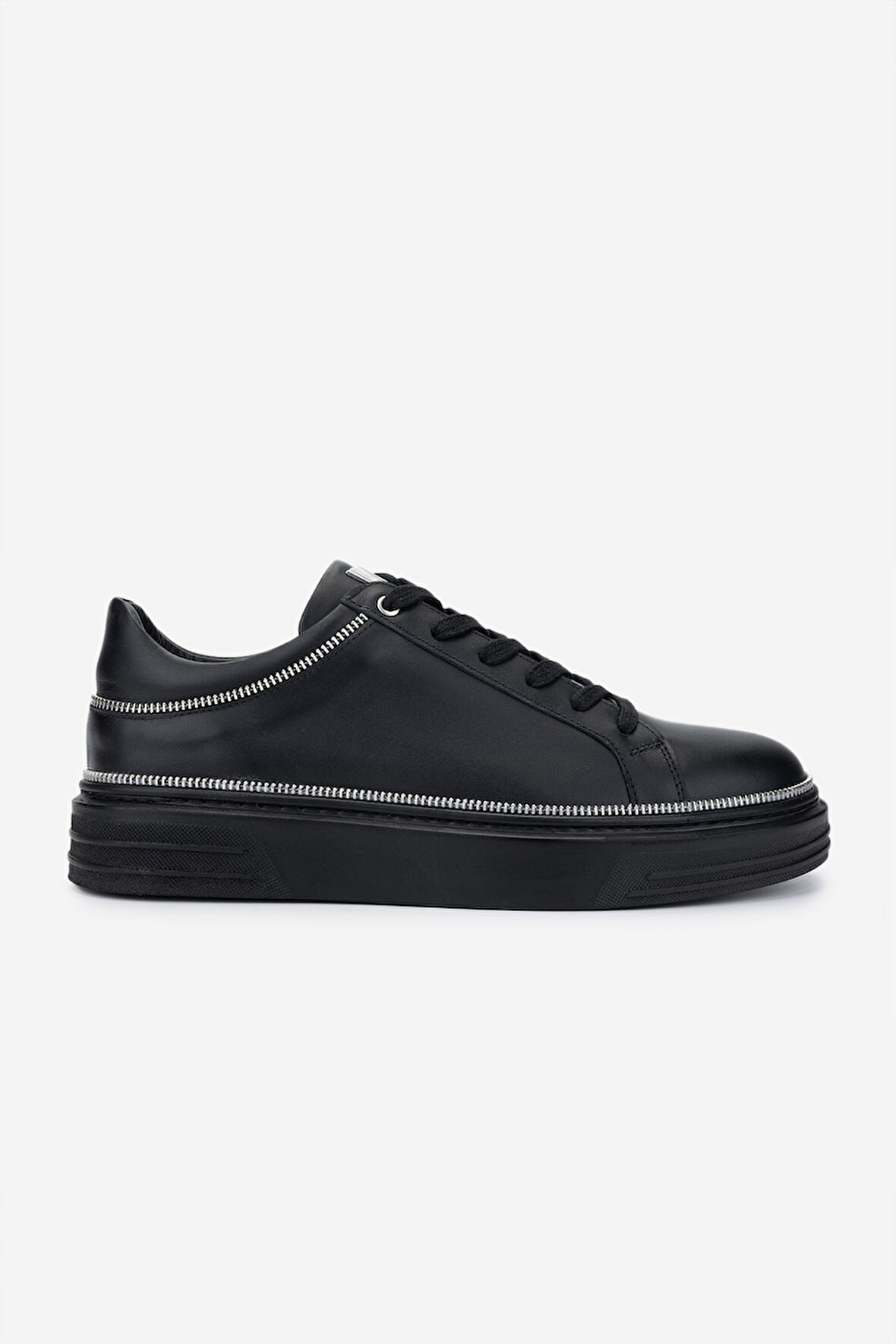 Valmenti Erkek Hakiki Deri Siyah Deri Sneakers & Spor Ayakkabı 352 22245 ERK AYK Y25 SIYAH DR