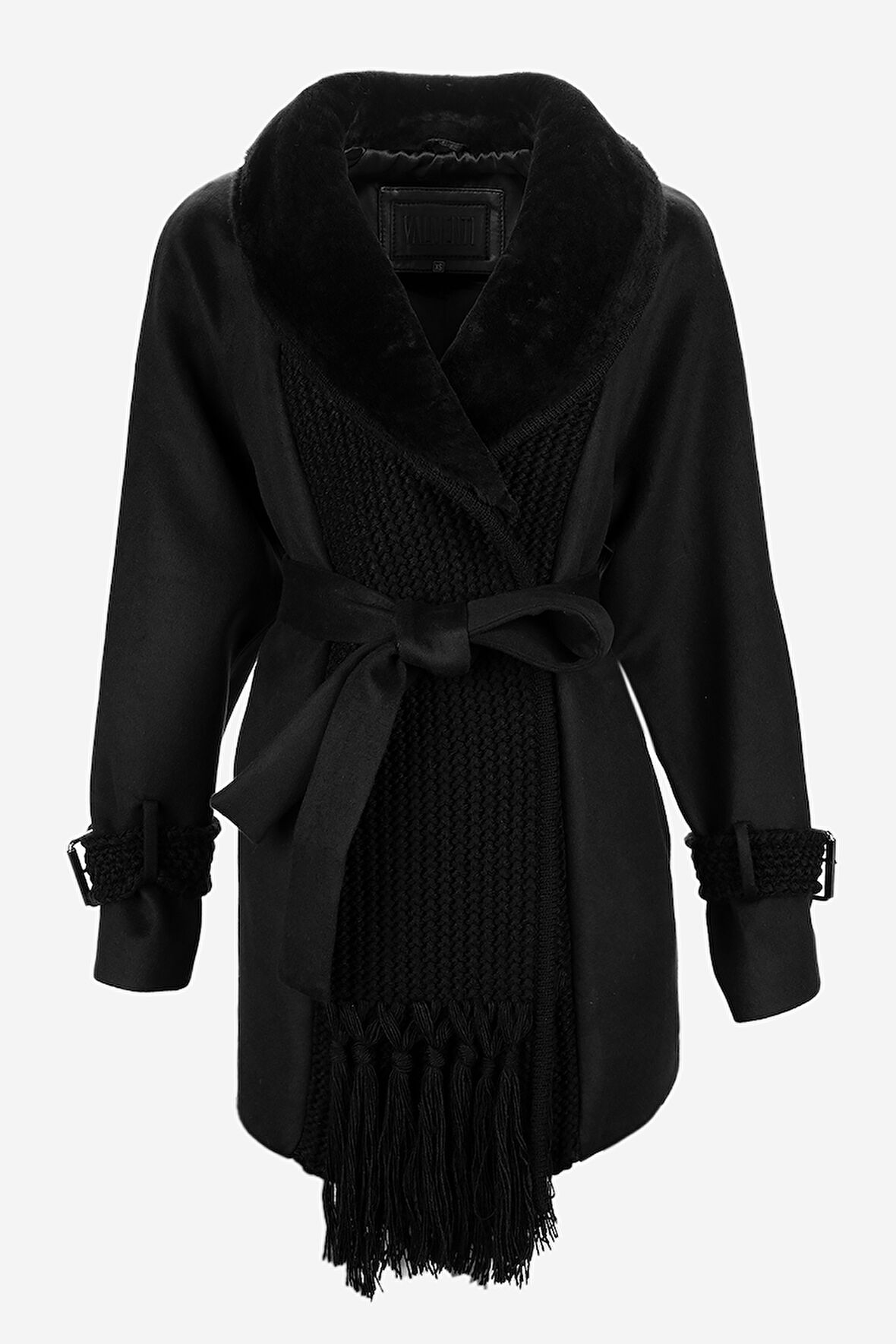 Valmenti Kadın Tekstil Siyah Mont 616 5228 BN KURK SK24/25 SIYAH