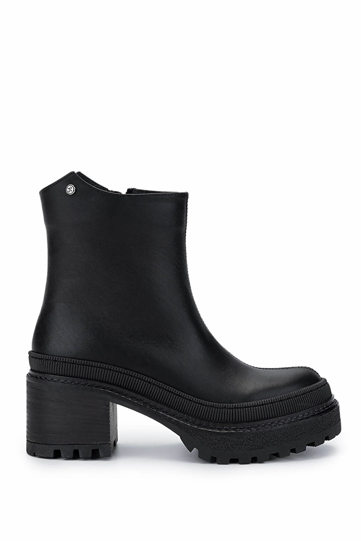 Tamer Tanca Kadın Hakiki Deri Siyah Casual Bot 945 4323 BN BOT SK24-25 SIYAH