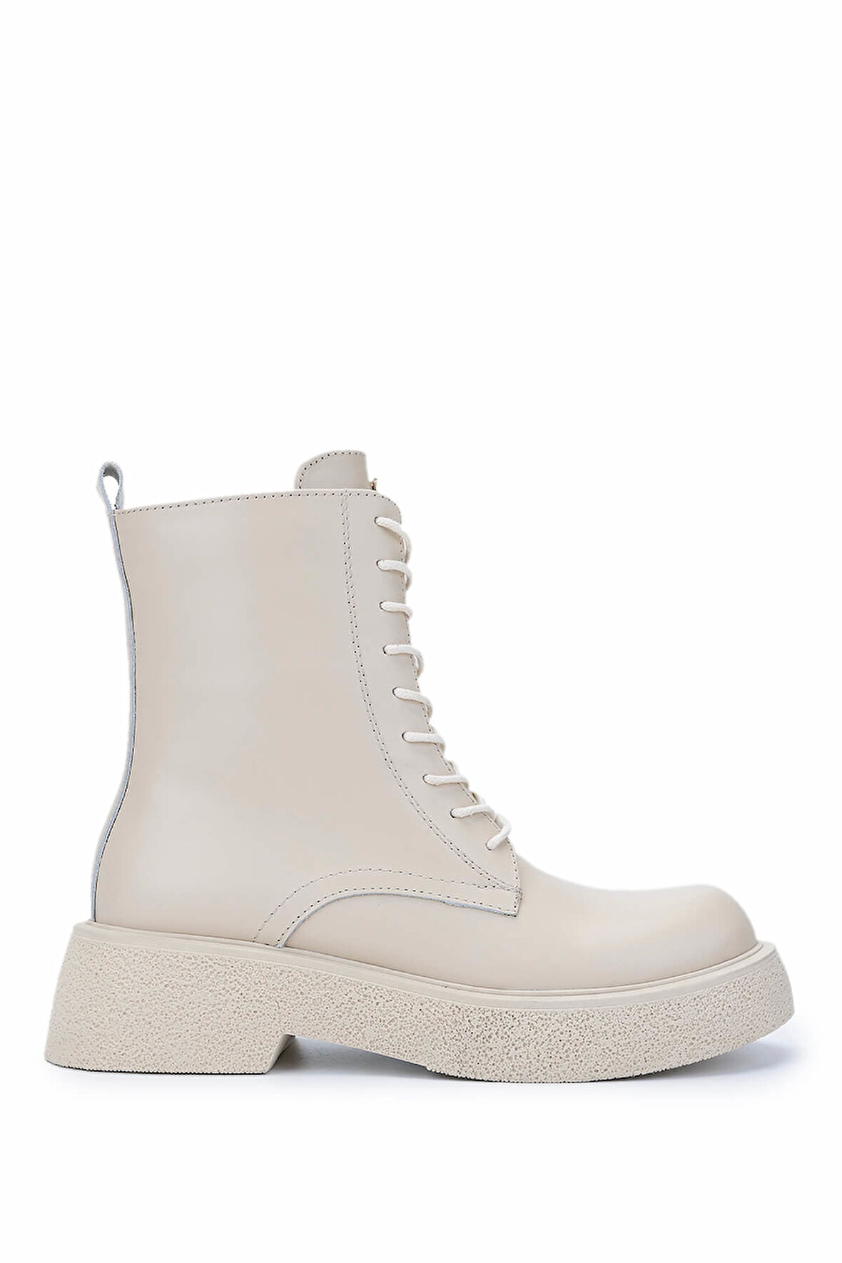 Tamer Tanca Kadın Hakiki Deri Bej Casual Bot 945 4322 BN BOT SK24-25 BEJ DR