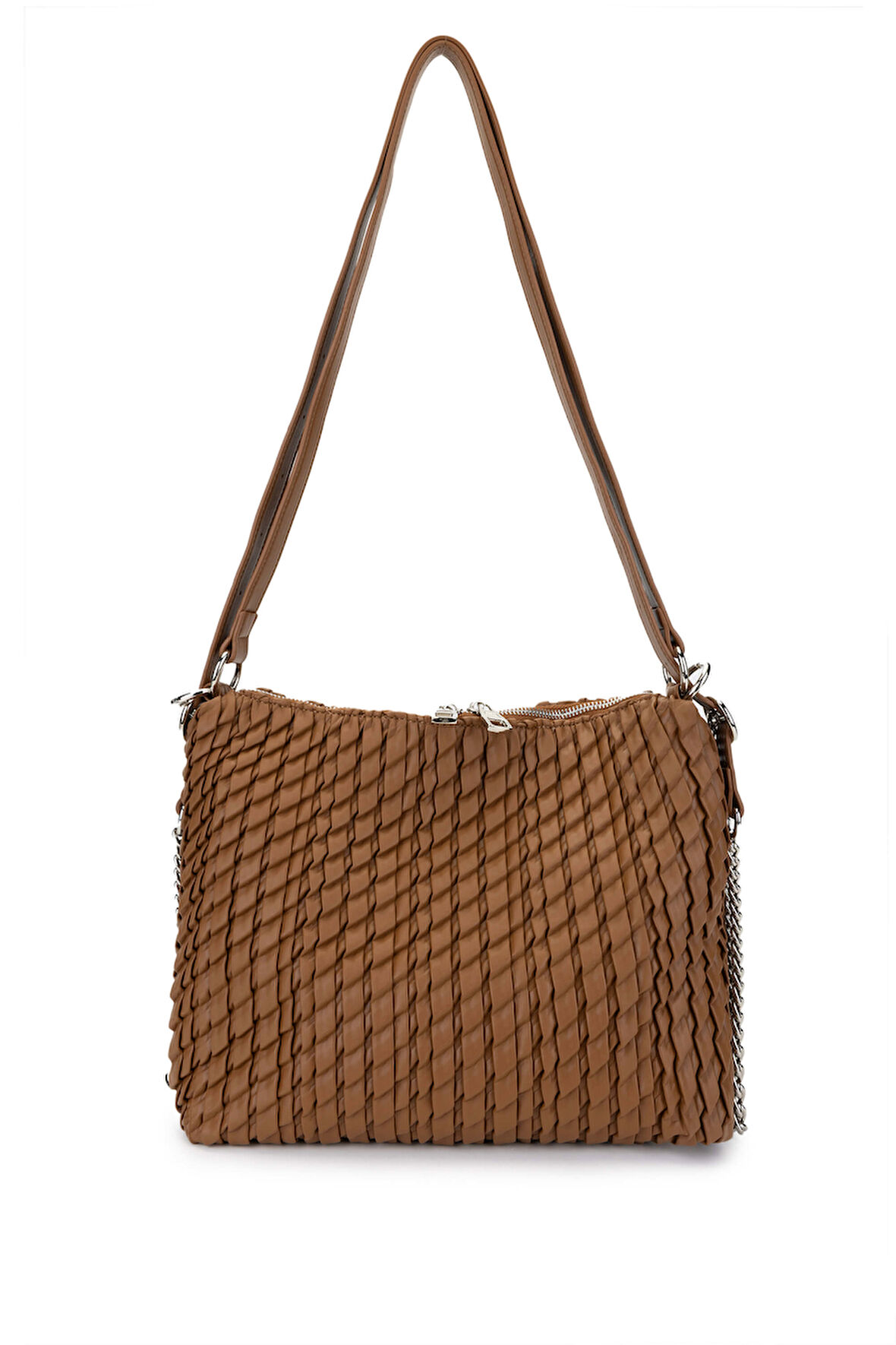 Tamer Tanca Kadın Vegan Camel Omuz Çanta 921 26960 BN CNT Y25 CAMEL