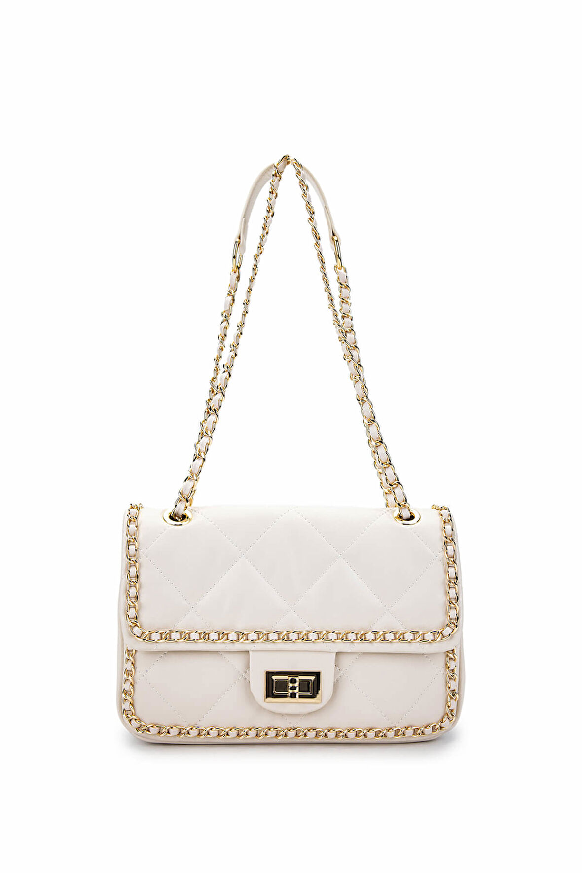 Tamer Tanca Kadın Vegan Bej Omuz Çanta 921 27050 BN CNT Y25 BEIGE