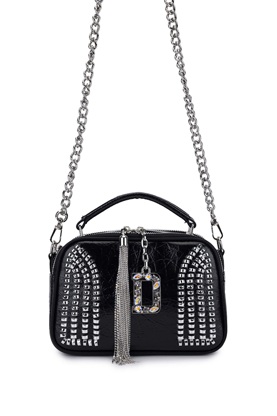 Tamer Tanca Kadın Vegan Siyah Omuz Çanta 921 27061 BN CNT Y25 BLACK