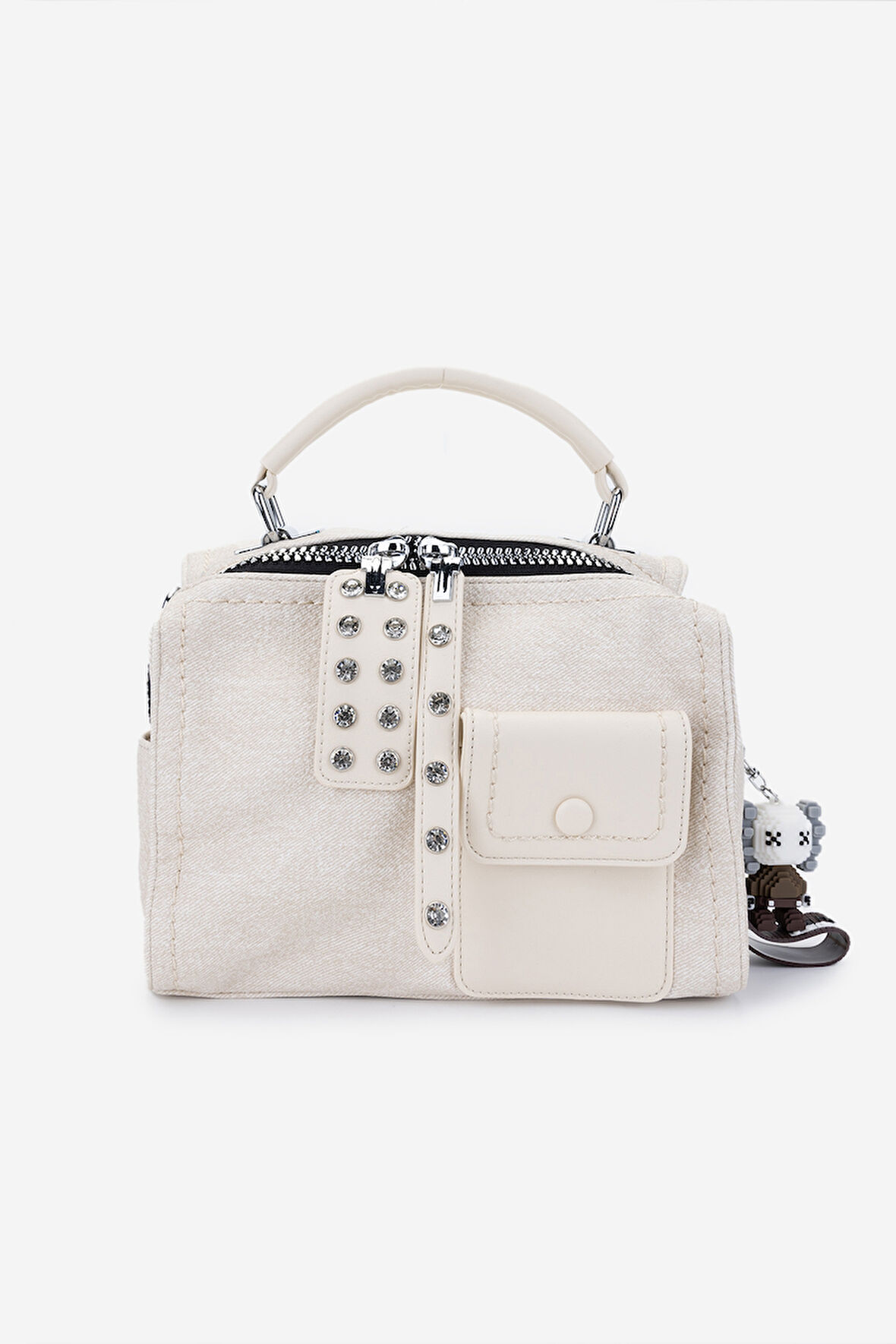Valmenti Kadın Vegan Omuz Çanta 921 26896 BN CANTA SK24-25 AÇIK BEIGE