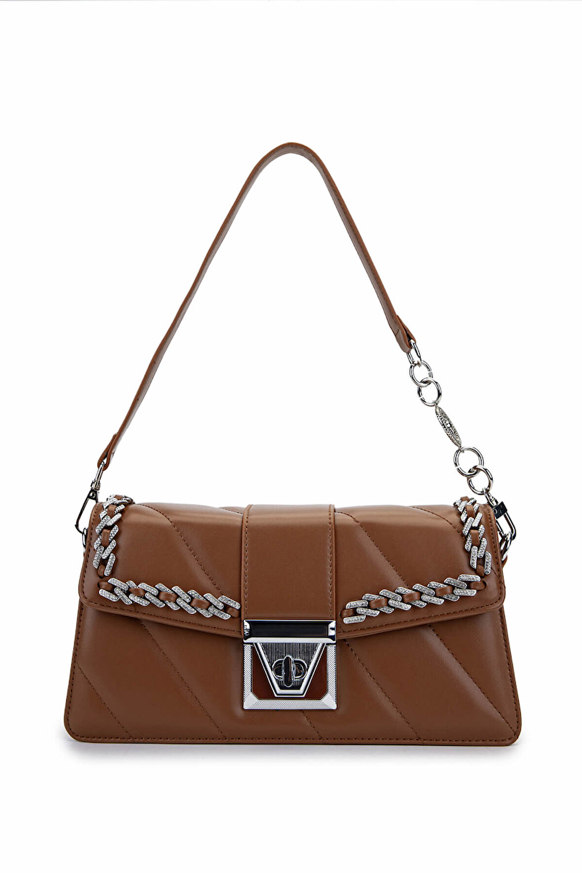 Tamer Tanca Kadın Vegan Camel Omuz Çanta 921 27046 BN CNT Y25 CAMEL