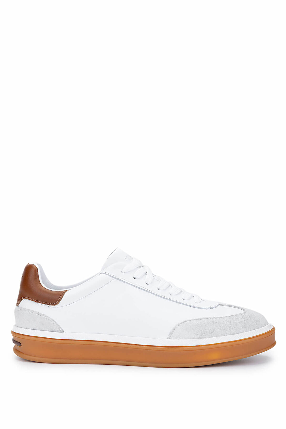 Tamer Tanca Erkek Hakiki Deri Beyaz Sneakers & Spor Ayakkabı 978 300 ERK AYK Y25 BEYAZ