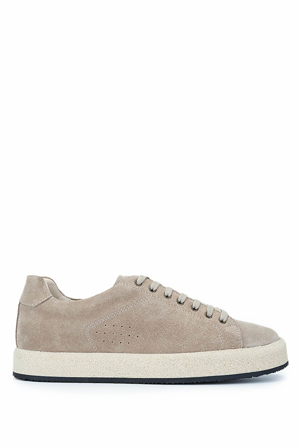 Tamer Tanca Erkek Hakiki Deri Bej Süet Sneakers & Spor Ayakkabı 1093 0046 ERK AYK Y25 BEJ SUET