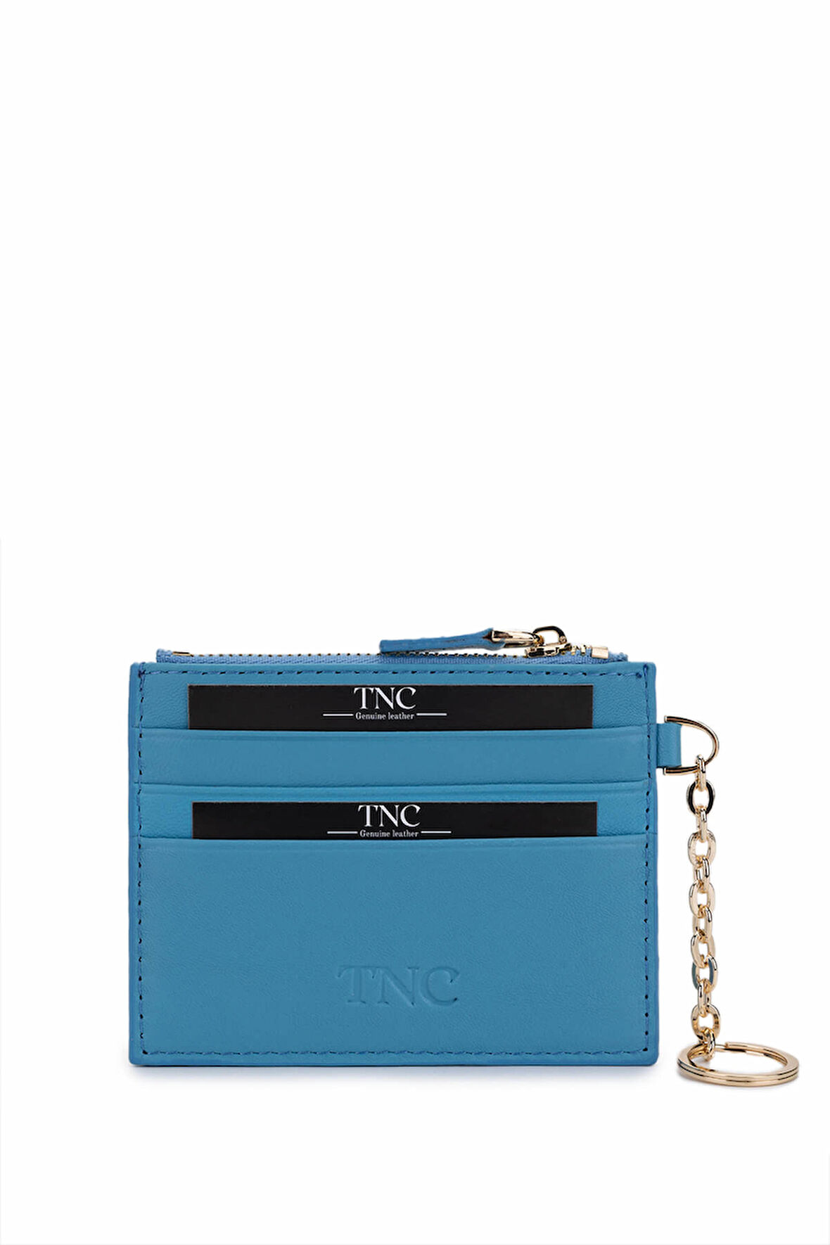 Tamer Tanca Unisex Hakiki Deri Mavi Kartlık 688 1014 KRTLK Y25 MAVI