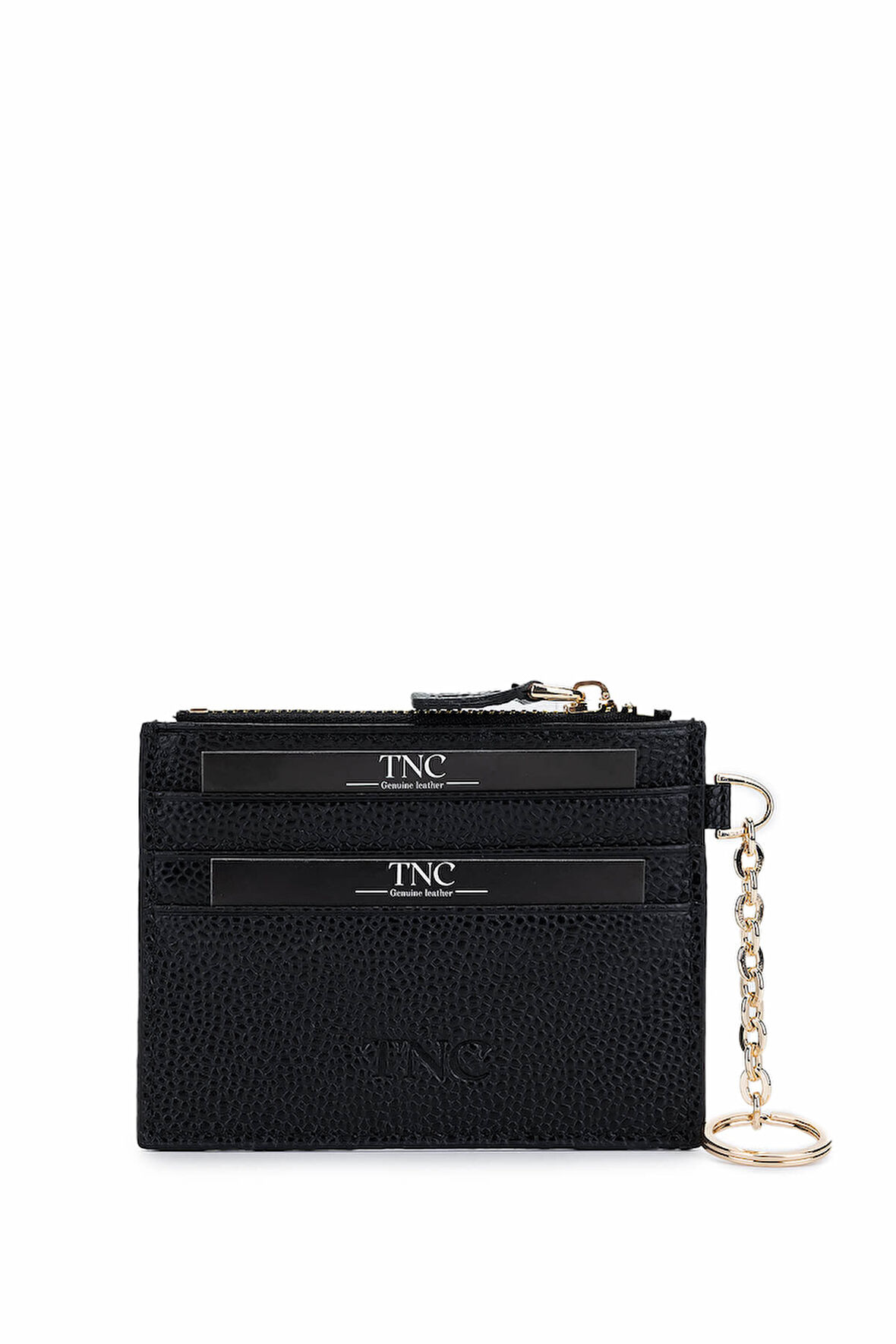 Tamer Tanca Unisex Hakiki Deri Siyah Havyar Kartlık 688 1014 KRTLK Y25 SIYAH HVYR