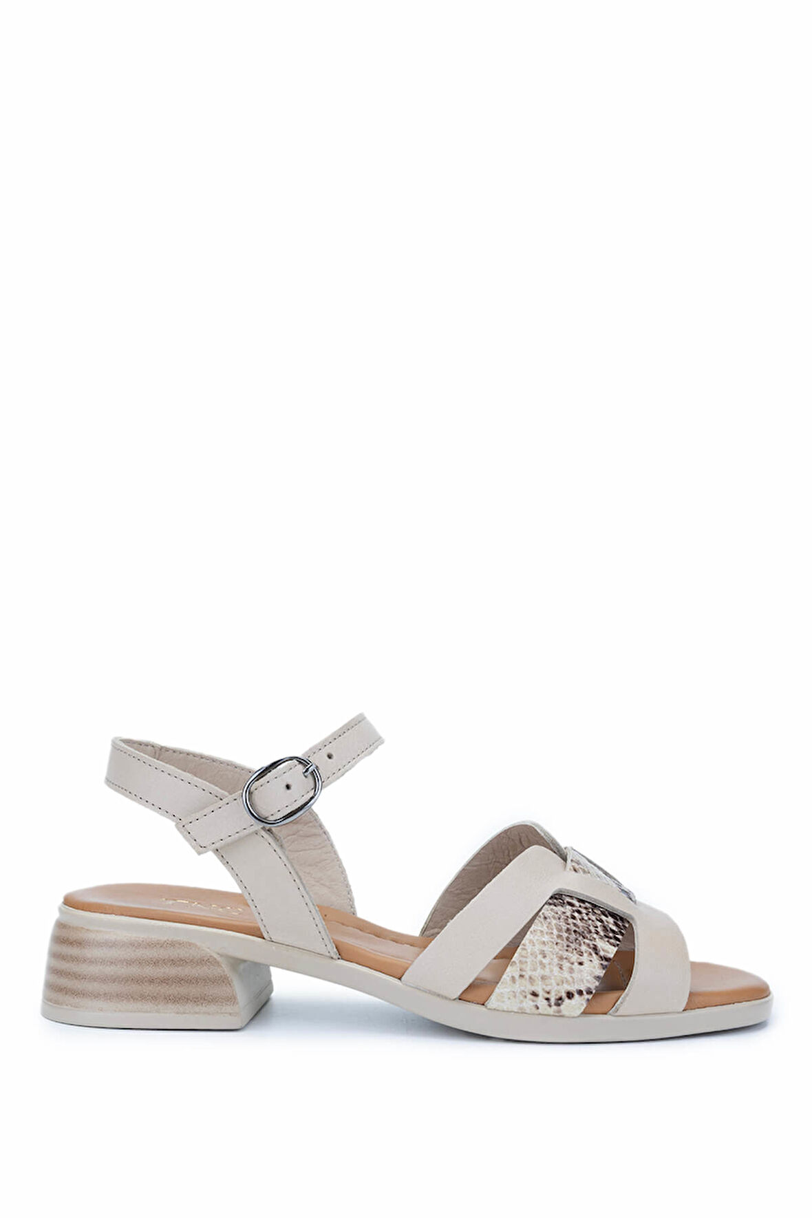 Tamer Tanca Kadın Hakiki Deri Bej Topuklu Sandalet 956 10207 BN SNDLT Y25 BEJ/BEJ YLN