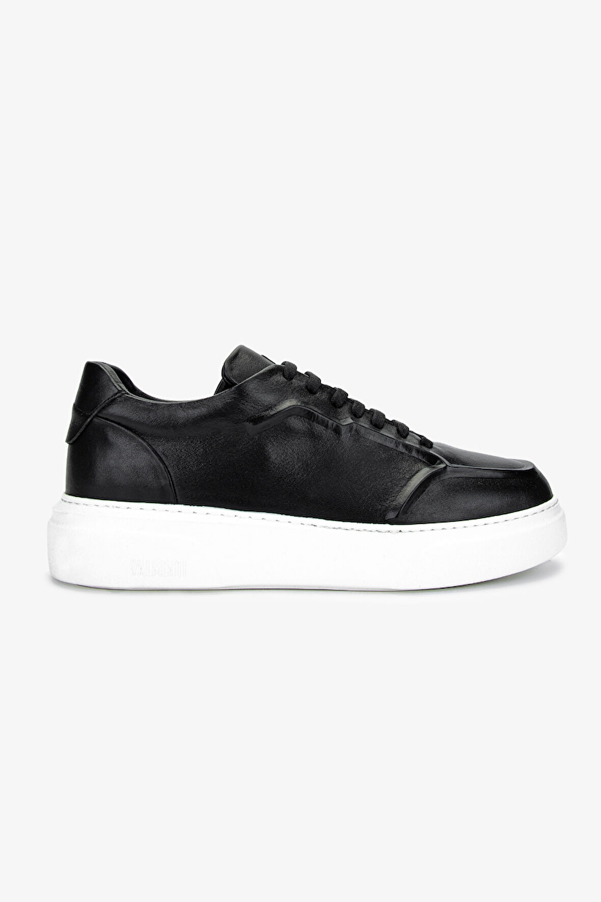 Valmenti Erkek Hakiki Deri Siyah Deri Sneakers & Spor Ayakkabı 1110 105 ERK AYK Y25 SIYAH DR