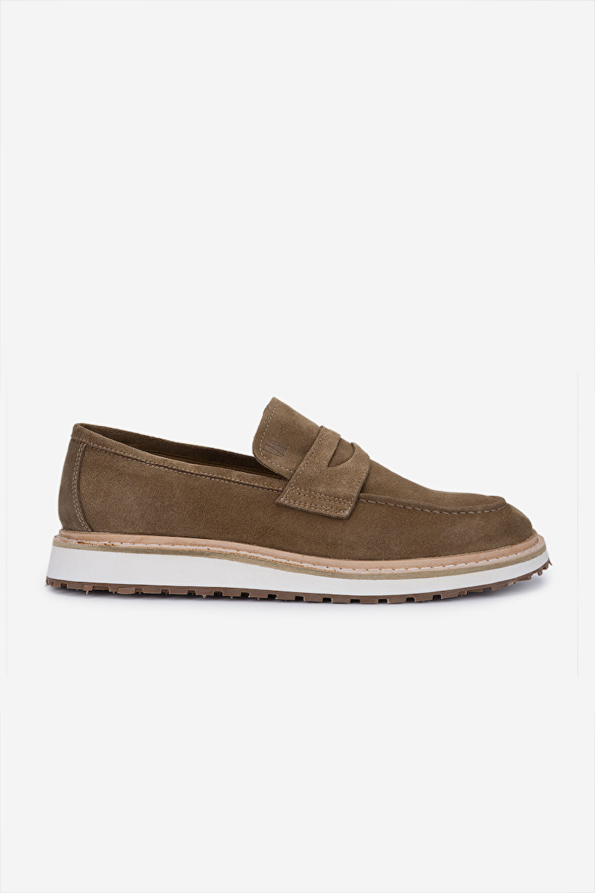 Valmenti Erkek Hakiki Deri Loafer Ayakkabı 325 13153-143 ERK AYK Y25 TOBACCO SUET