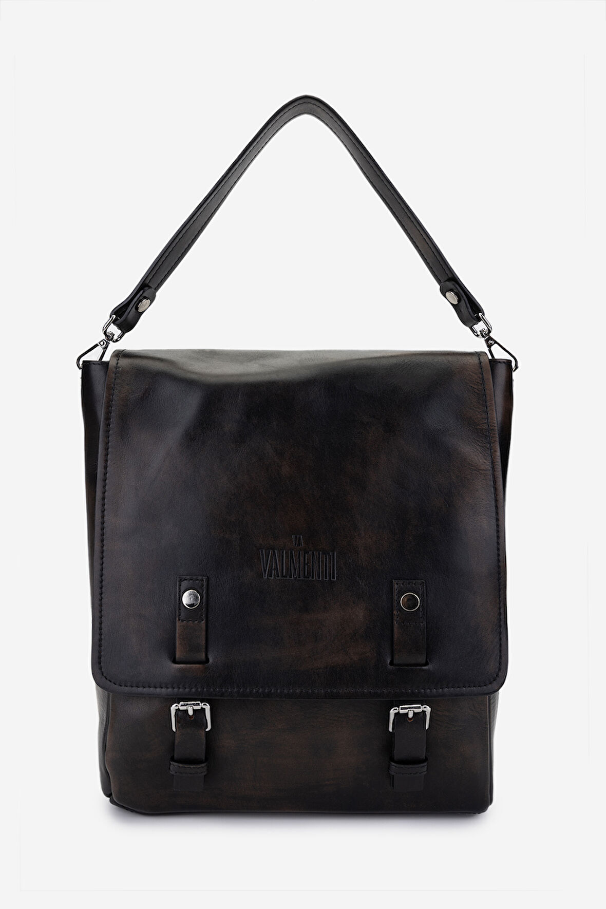 Valmenti Erkek Hakiki Deri Kızıl Eskitme Sırt Çantası 301 3027 ERK CNT Y25 KIZIL ESKITME