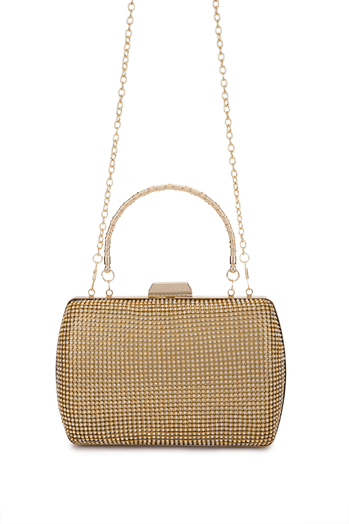 Tamer Tanca Kadın Vegan Sarı Abiye Çanta 1083 011 BN CNT Y25 ALTIN