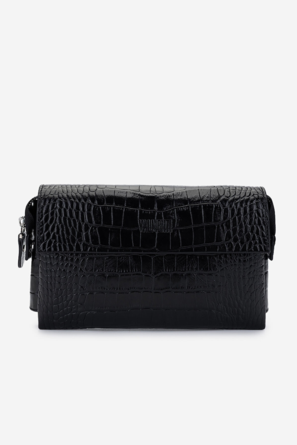 Valmenti Erkek Hakiki Deri Siyah Kroko El Çantası 147 895 ERK CNT Y25 SIYAH KROKO