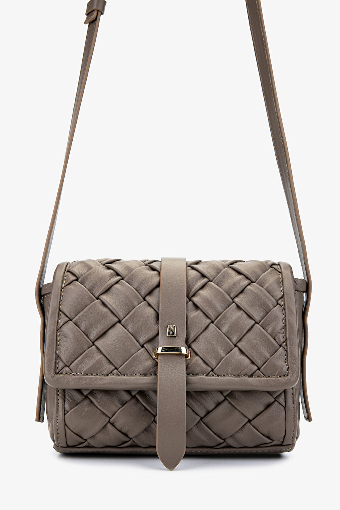 Valmenti Kadın Hakiki Deri Vizon Postacı Çanta 147 1034-M BN CNT Y25 VIZON DR