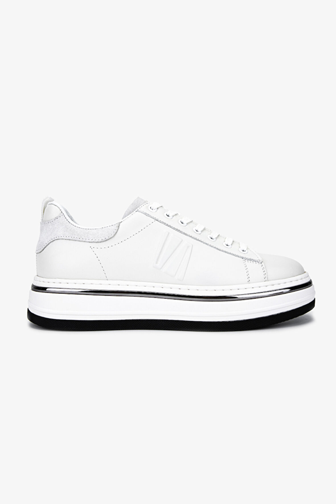 Valmenti Erkek Hakiki Deri Beyaz Sneakers & Spor Ayakkabı 381 21618 ERK AYK Y25 BEYAZ MAT