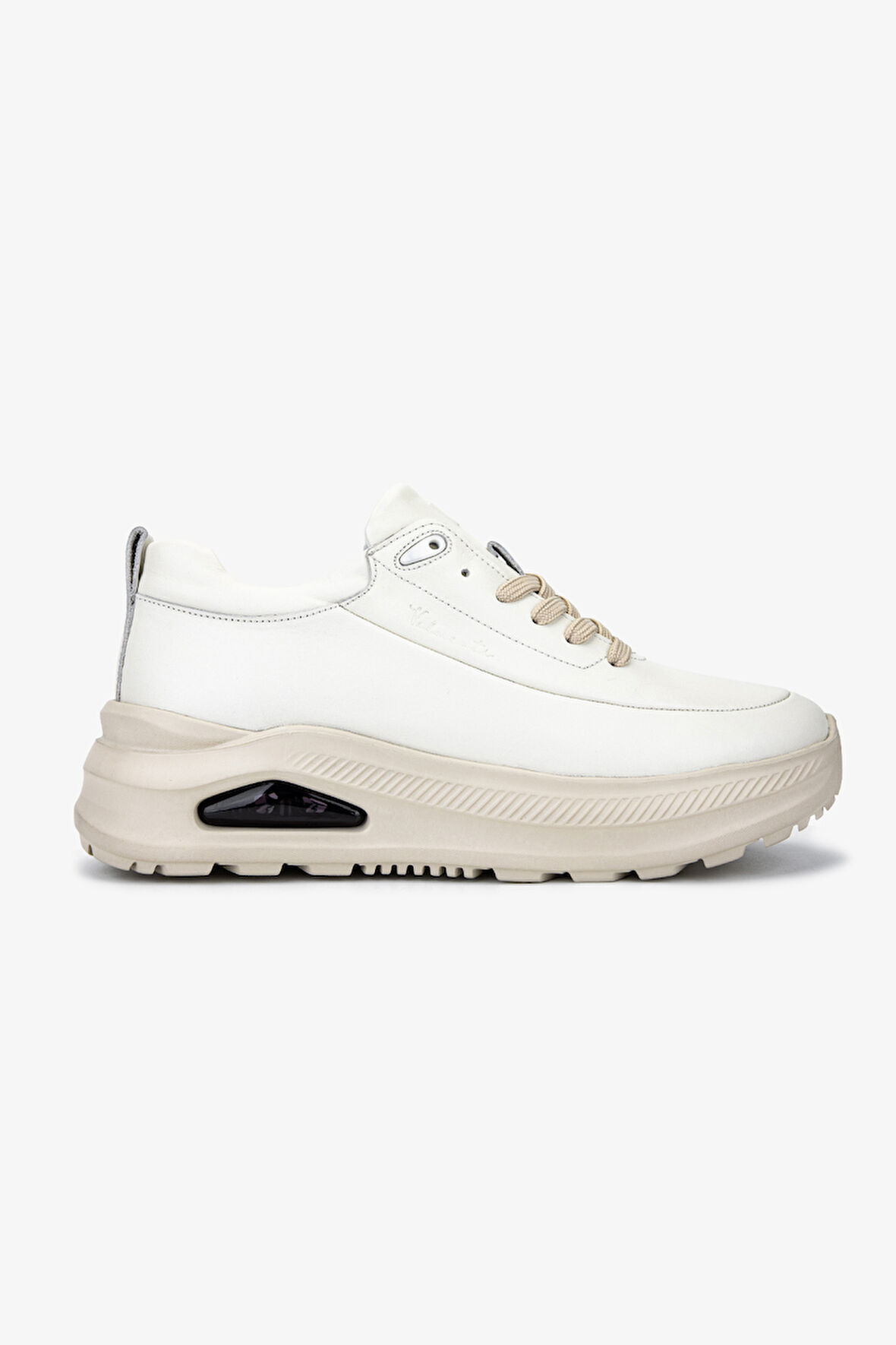 Valmenti Erkek Hakiki Deri Beyaz Sneakers & Spor Ayakkabı 381 21178 ERK AYK Y25 BEYAZ DR