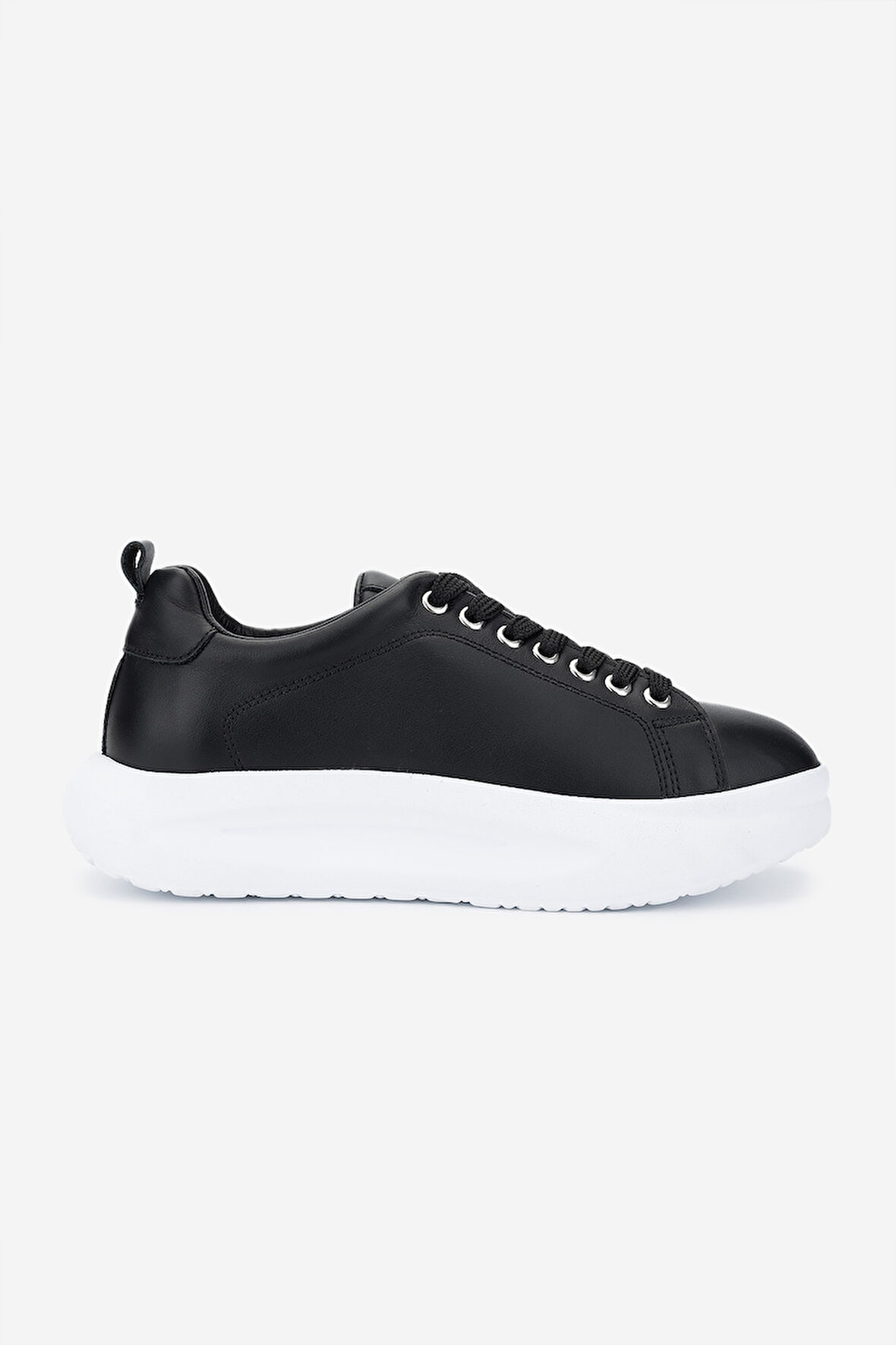Valmenti Kadın Hakiki Deri Siyah Deri Sneakers & Spor Ayakkabı 1115 8417 BN AYK Y25 SIYAH DR