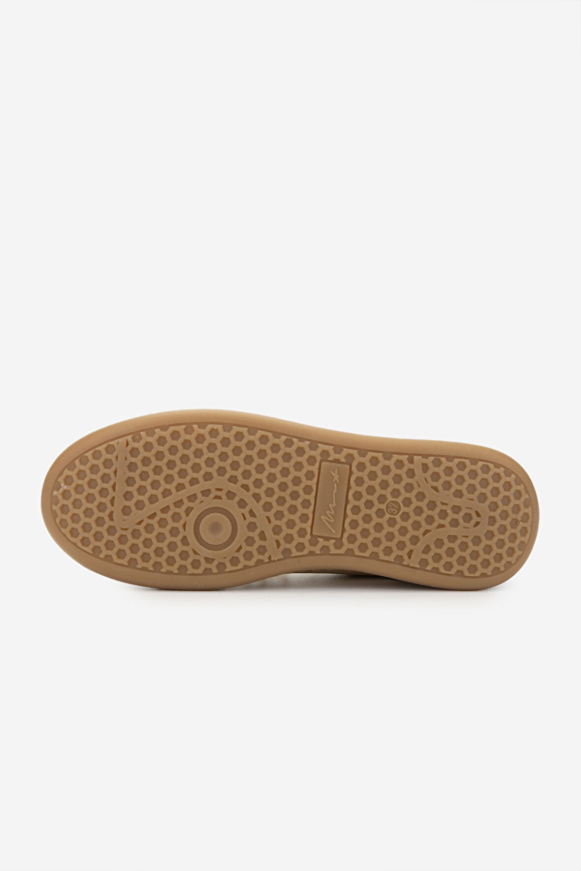 Méliné Kadın Hakiki Deri Sneakers & Spor Ayakkabı 1117 526 ACC-R BN AYK Y25 ORO/BIANCO