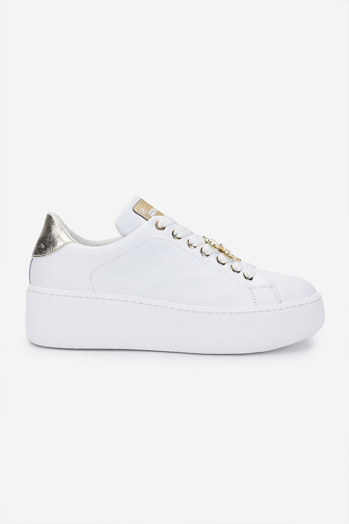 Méliné Kadın Hakiki Deri Sneakers & Spor Ayakkabı 1117 664 ACC-PF BN AYK Y25 BIANCO LAM.