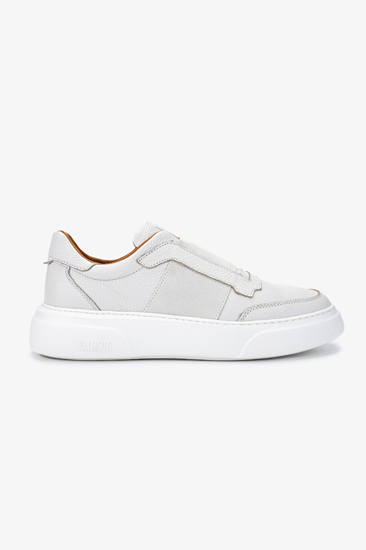 Valmenti Erkek Hakiki Deri Beyaz Sneakers & Spor Ayakkabı 04 3605-42 ERK AYK Y25 KIRIK BEYAZ