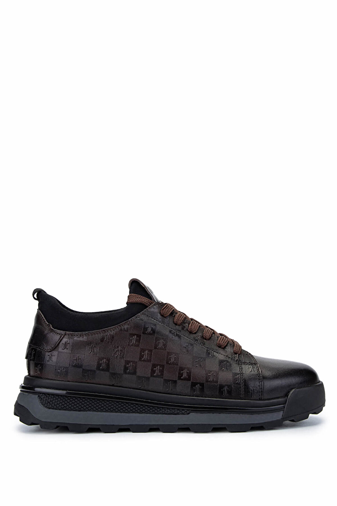 Tamer Tanca Erkek Hakiki Deri Kahverengi Sneakers & Spor Ayakkabı 1118 096 ERK AYK Y25 KAHVE BSK