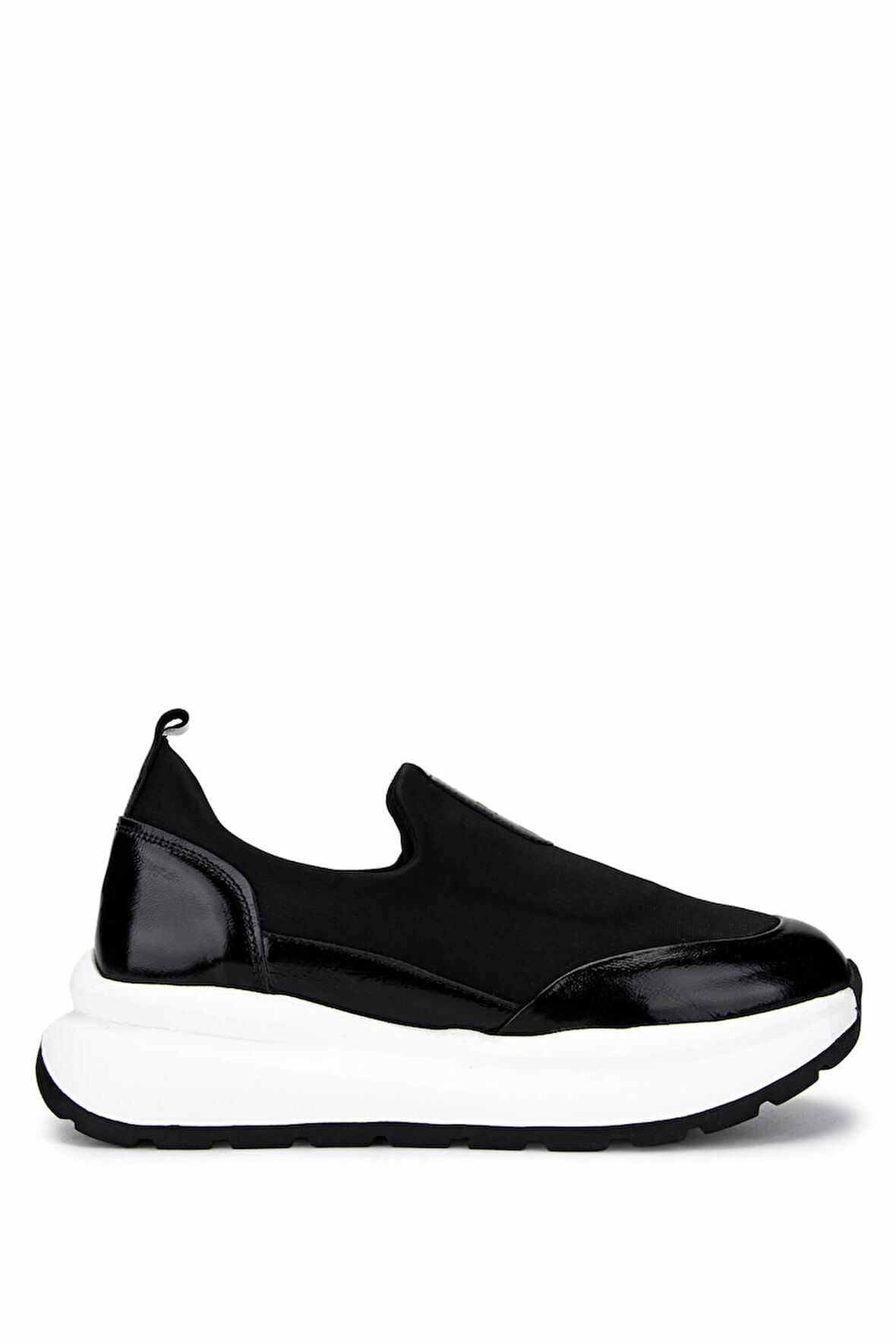 Tamer Tanca Kadın Deri & Tekstil Siyah Sneakers & Spor Ayakkabı 937 8065 BN AYK Y25 SYH/SYH STREC