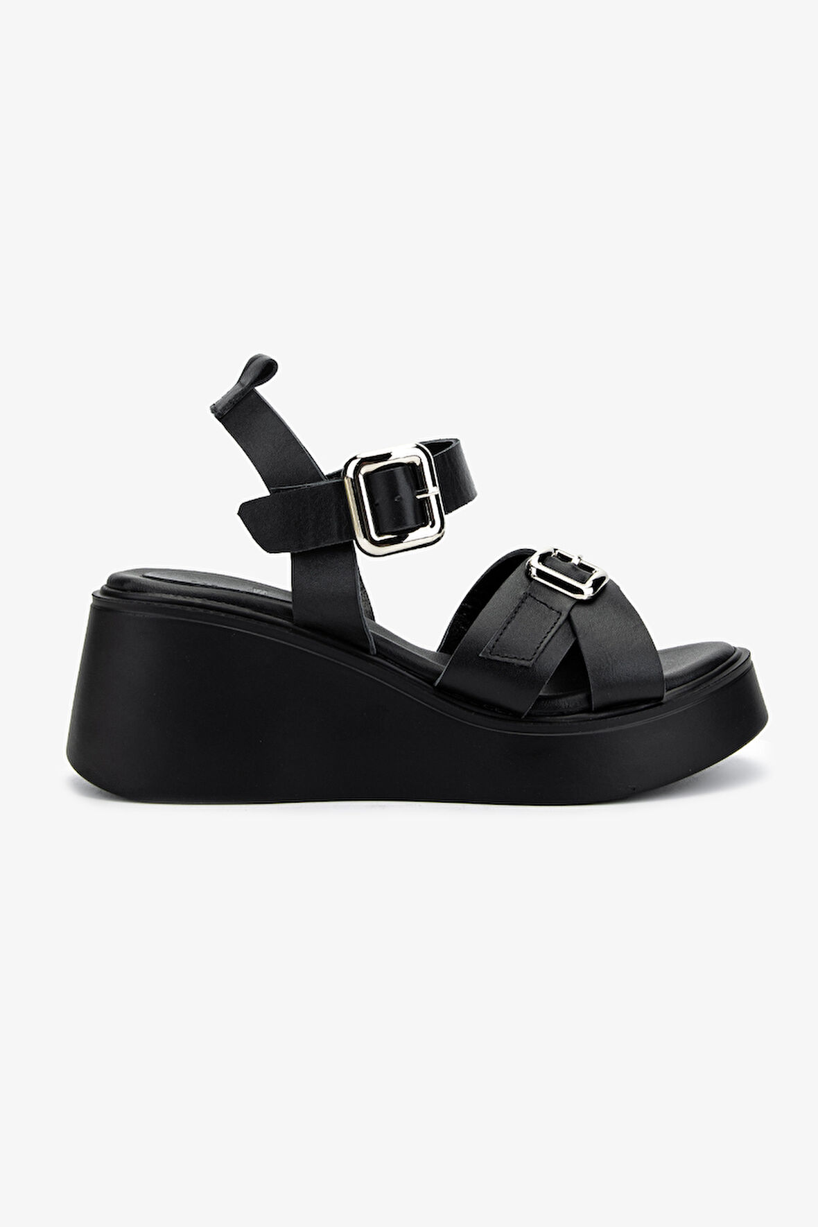 Valmenti Kadın Hakiki Deri Siyah Deri Topuklu Sandalet 312 6102 BN SNDLT Y25 SIYAH DR