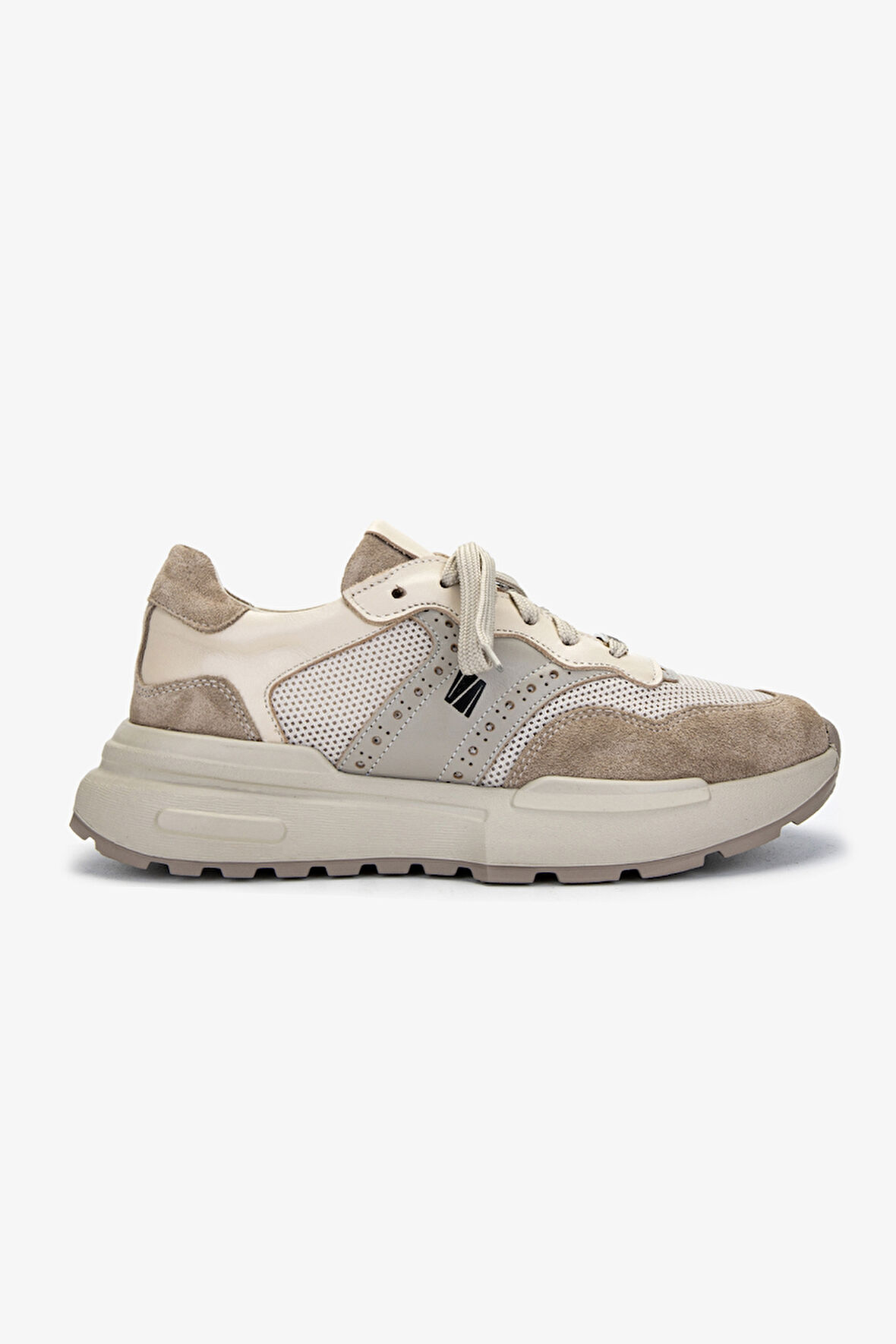 Valmenti Kadın Hakiki Deri Bej Süet Sneakers & Spor Ayakkabı 1123 6080 BN AYK Y25 BEJ SUET