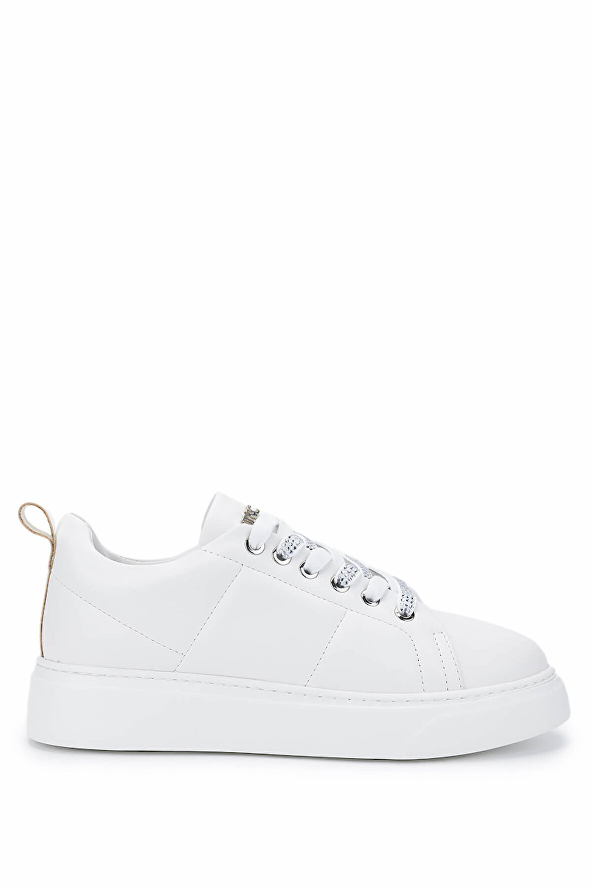 Tamer Tanca Kadın Vegan Beyaz Sneakers & Spor Ayakkabı 1009 117 BN AYK Y25 BEYAZ CILT