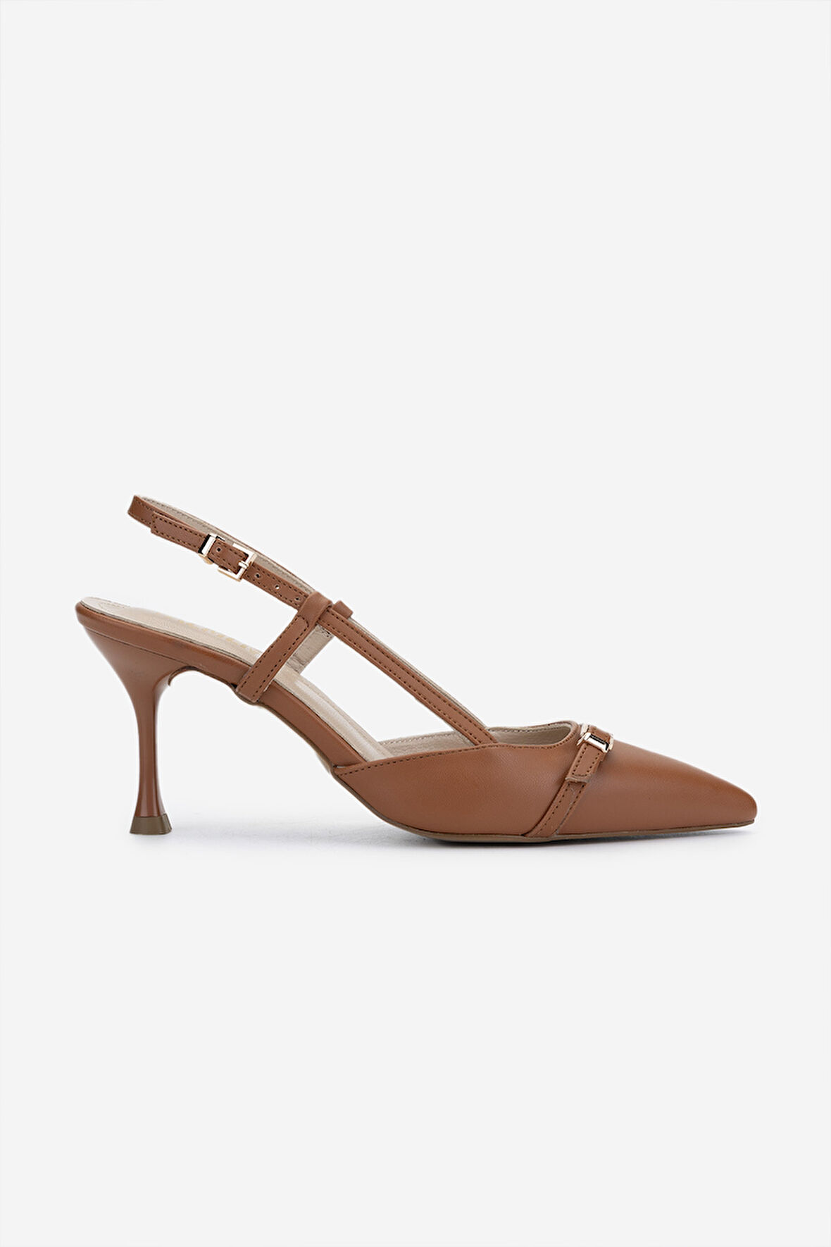 Valmenti Kadın Vegan Taba Topuklu Ayakkabı 932 3961 BN AYK Y25 TABA CILT