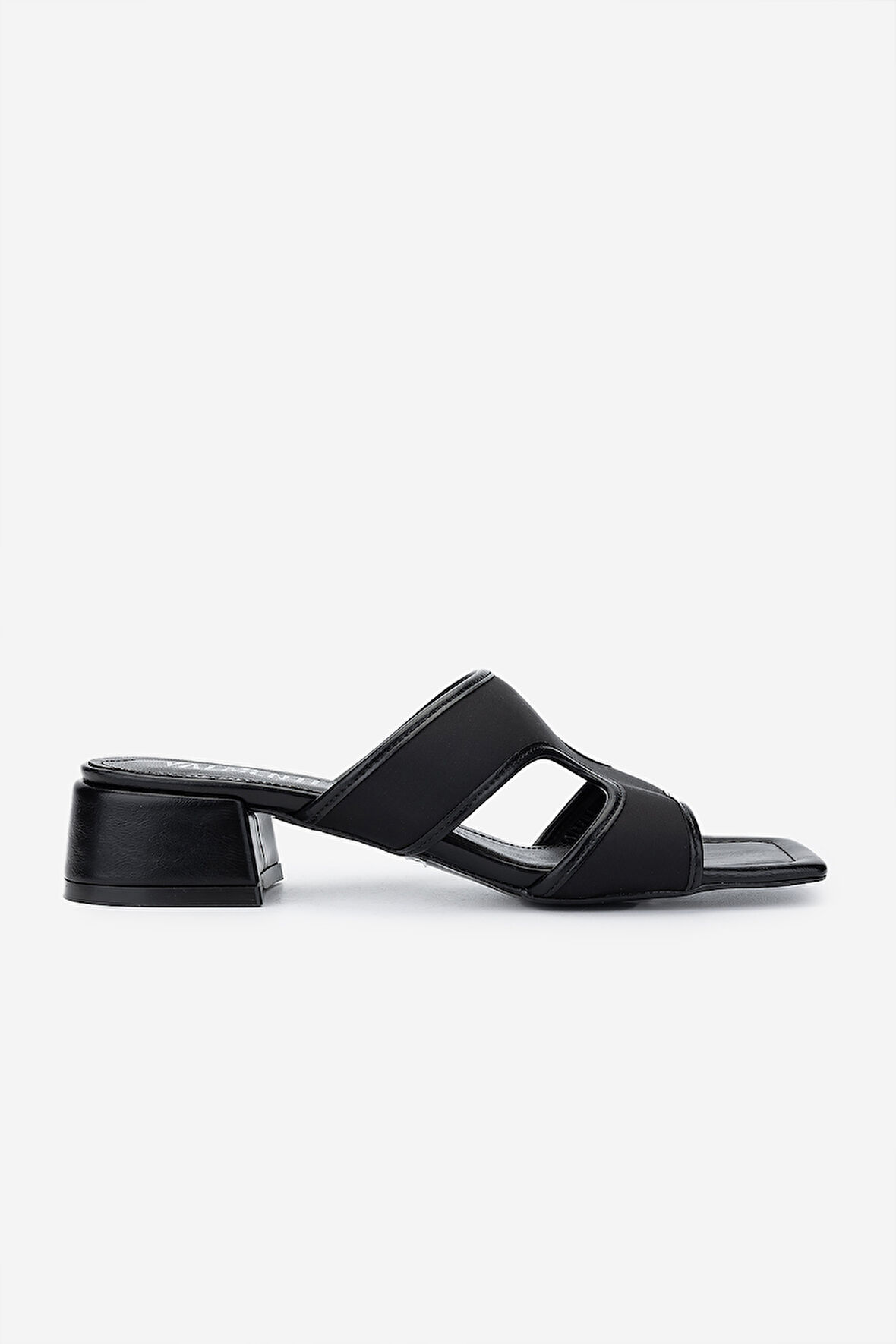 Valmenti Kadın Vegan Siyah Topuklu Terlik 932 3241 BN TRLK Y25 SIYAH KMS