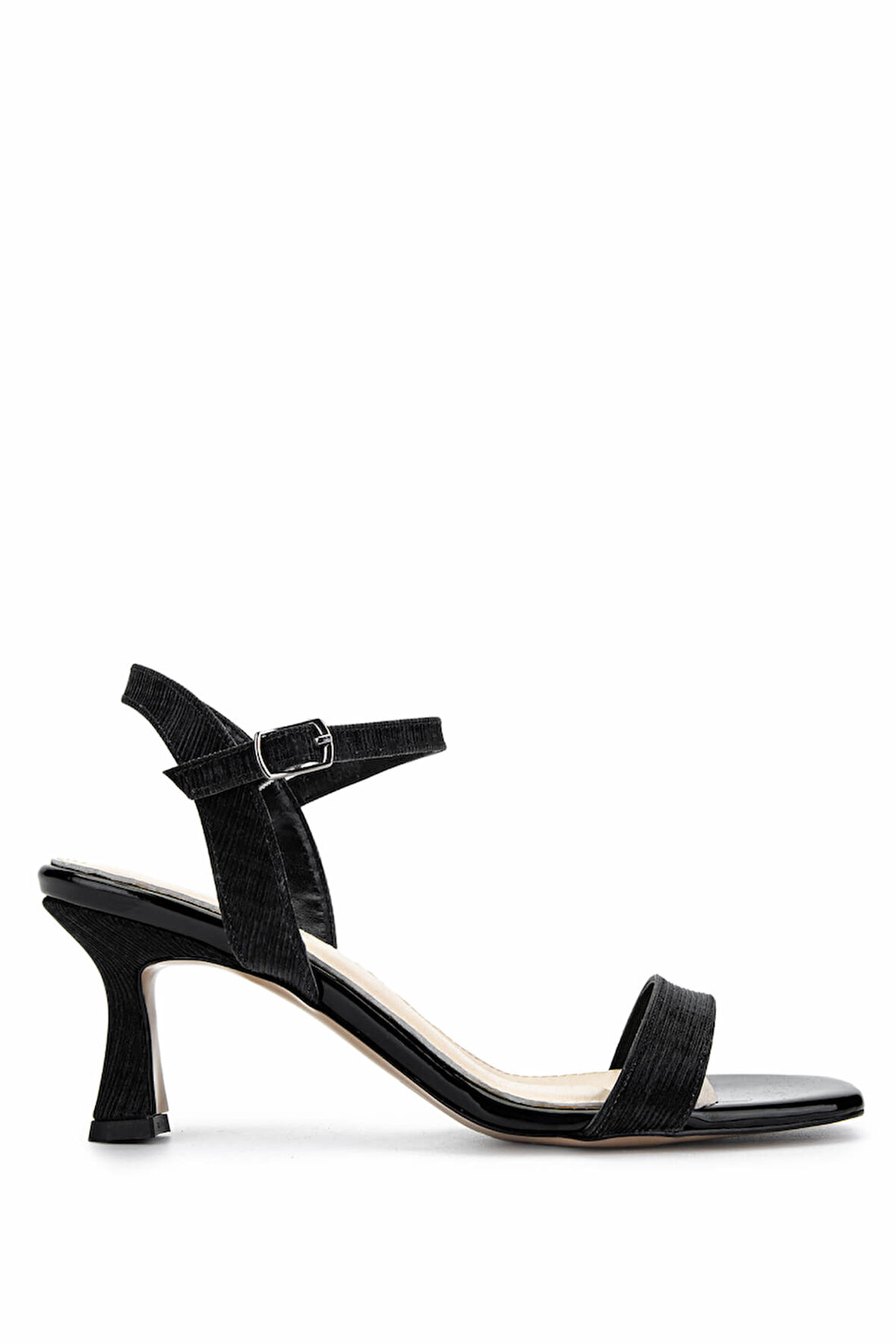 Tamer Tanca Kadın Vegan Siyah Topuklu Ayakkabı 1131 199 BN AYK Y25 SIYAH