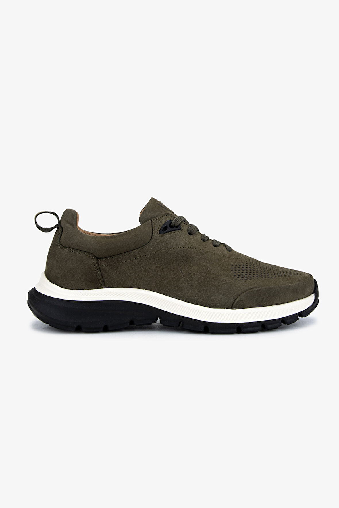 Valmenti Erkek Hakiki Deri Yeşil Sneakers & Spor Ayakkabı 233 5145 ERK AYK Y25 HAKI NBK