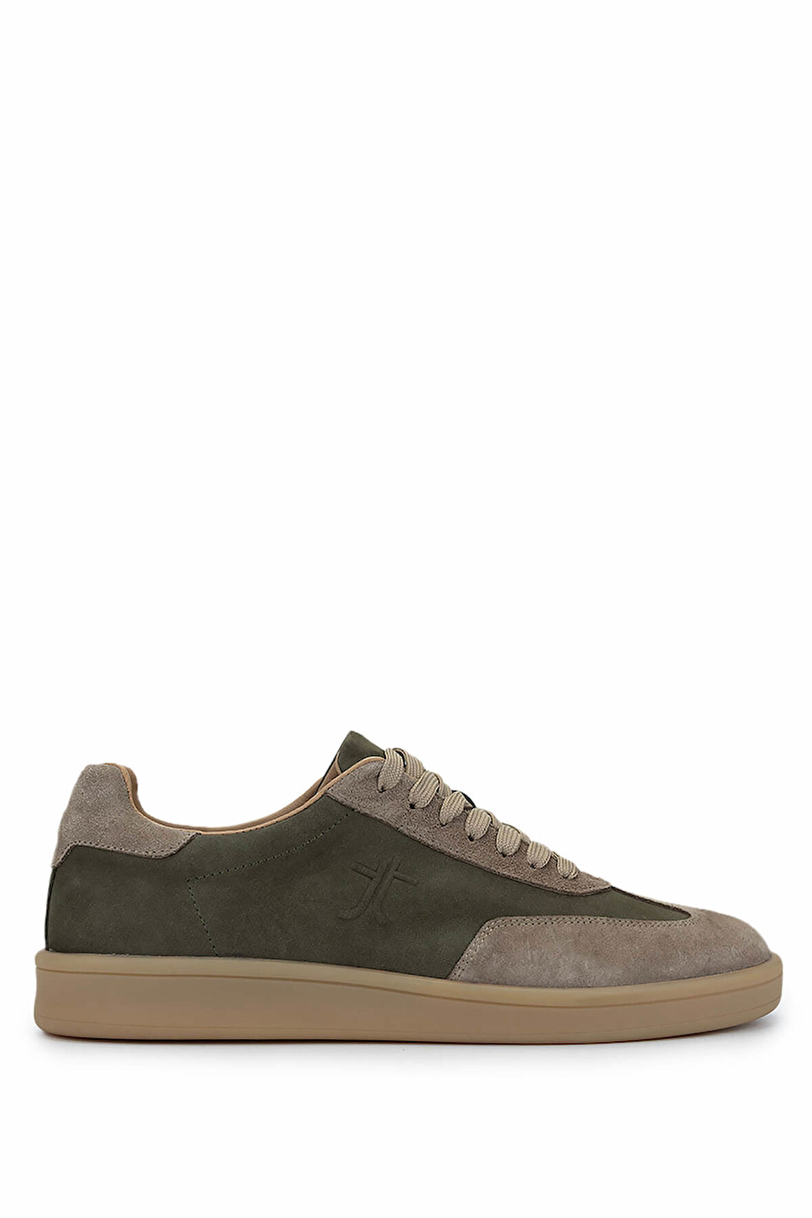 Tamer Tanca Erkek Hakiki Deri Haki Sneakers & Spor Ayakkabı 233 5100 ERK AYK Y25 HAKI DR/VZN SUET