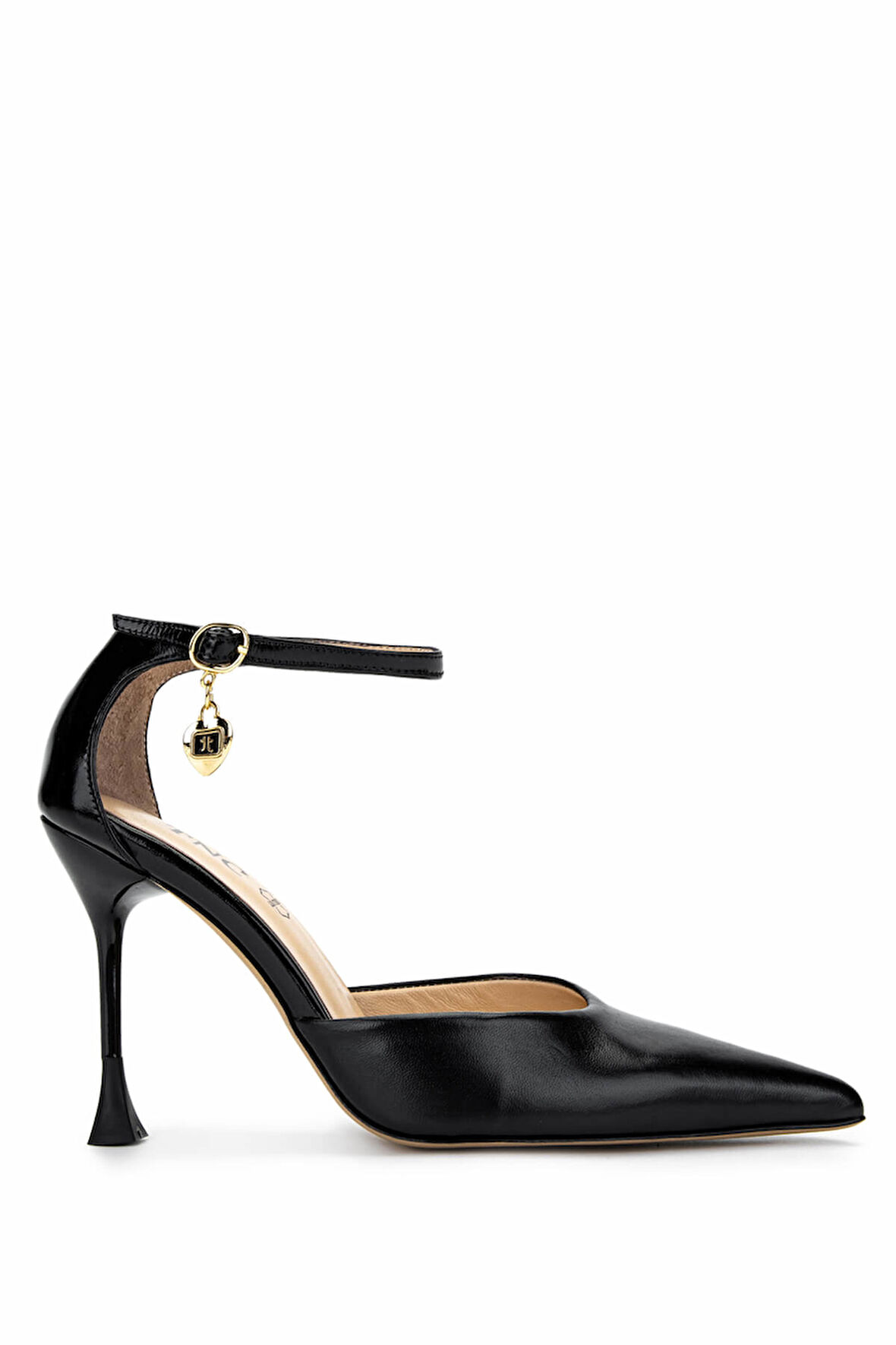 Tamer Tanca Kadın Hakiki Deri Siyah Topuklu Ayakkabı 1036 H7457 BN AYK Y25 SIYAH/SIYAH RGN