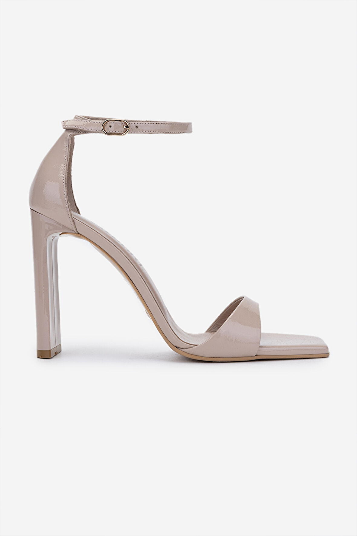 Valmenti Kadın Bej Rugan Topuklu Ayakkabı 1096 9483 BN AYK Y25 NUDE KRSK RGN