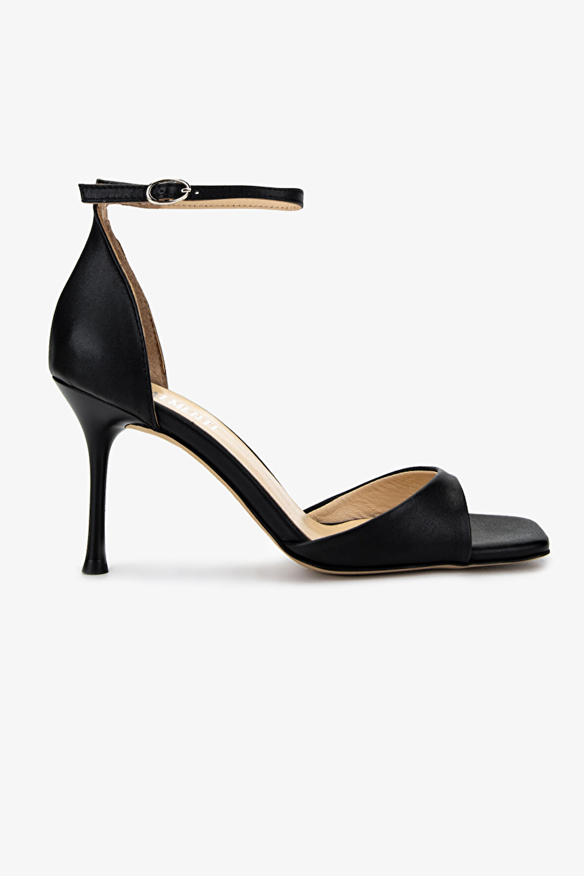 Valmenti Kadın Siyah Deri Topuklu Ayakkabı 1078 25670 BN AYK Y25 SIYAH DR