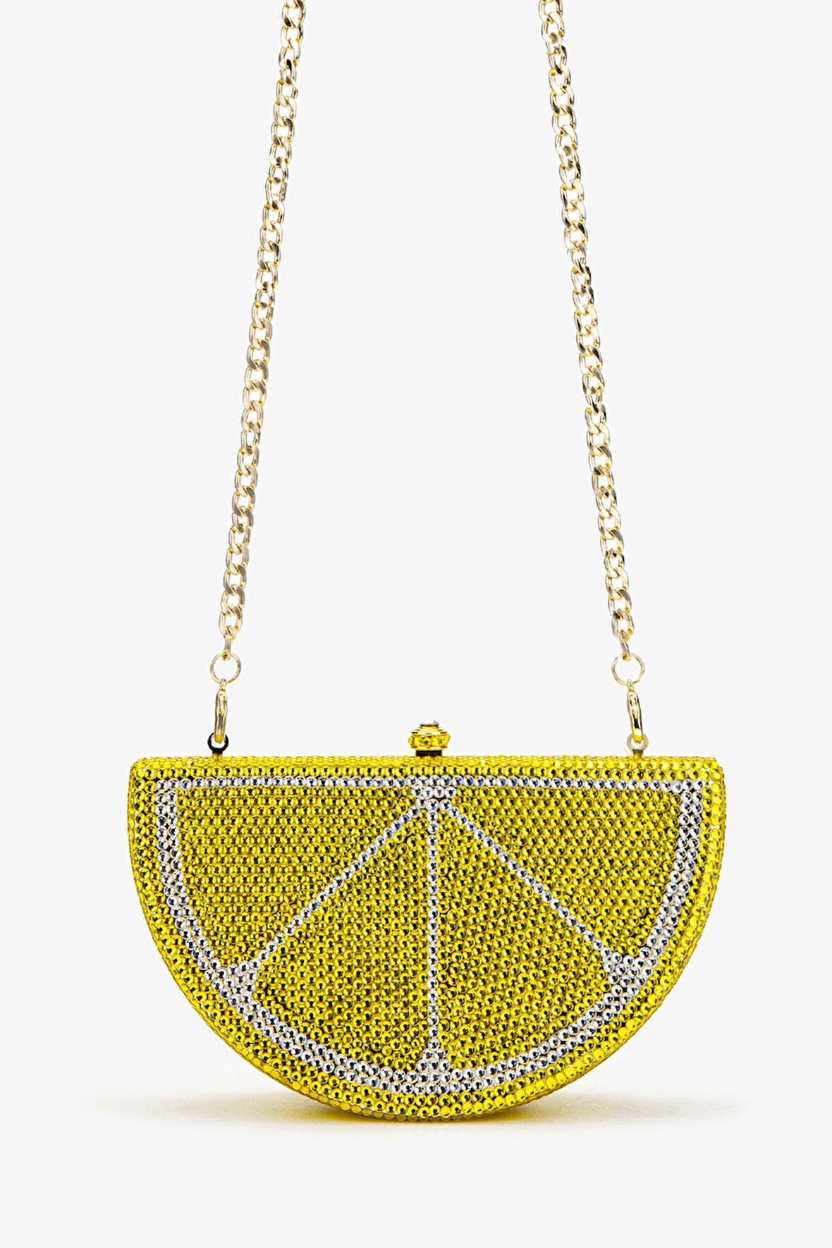 Lady Diva Kadın Vegan Limon Abiye Çanta 1137 LD308 BN CNT Y25 LEMON