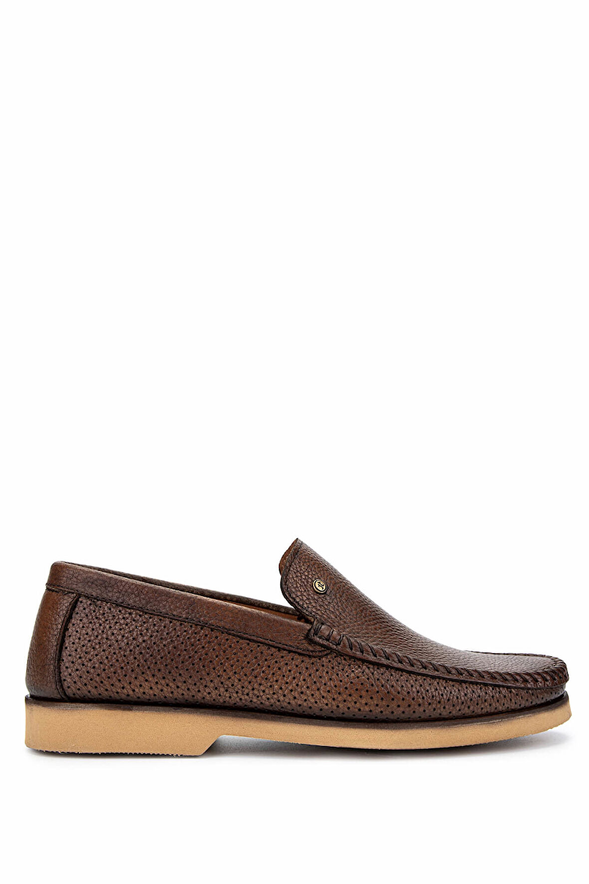 Tamer Tanca Erkek Hakiki Deri Kahverengi Loafer Ayakkabı 478 A1625 ERK AYK Y25 KAHVE