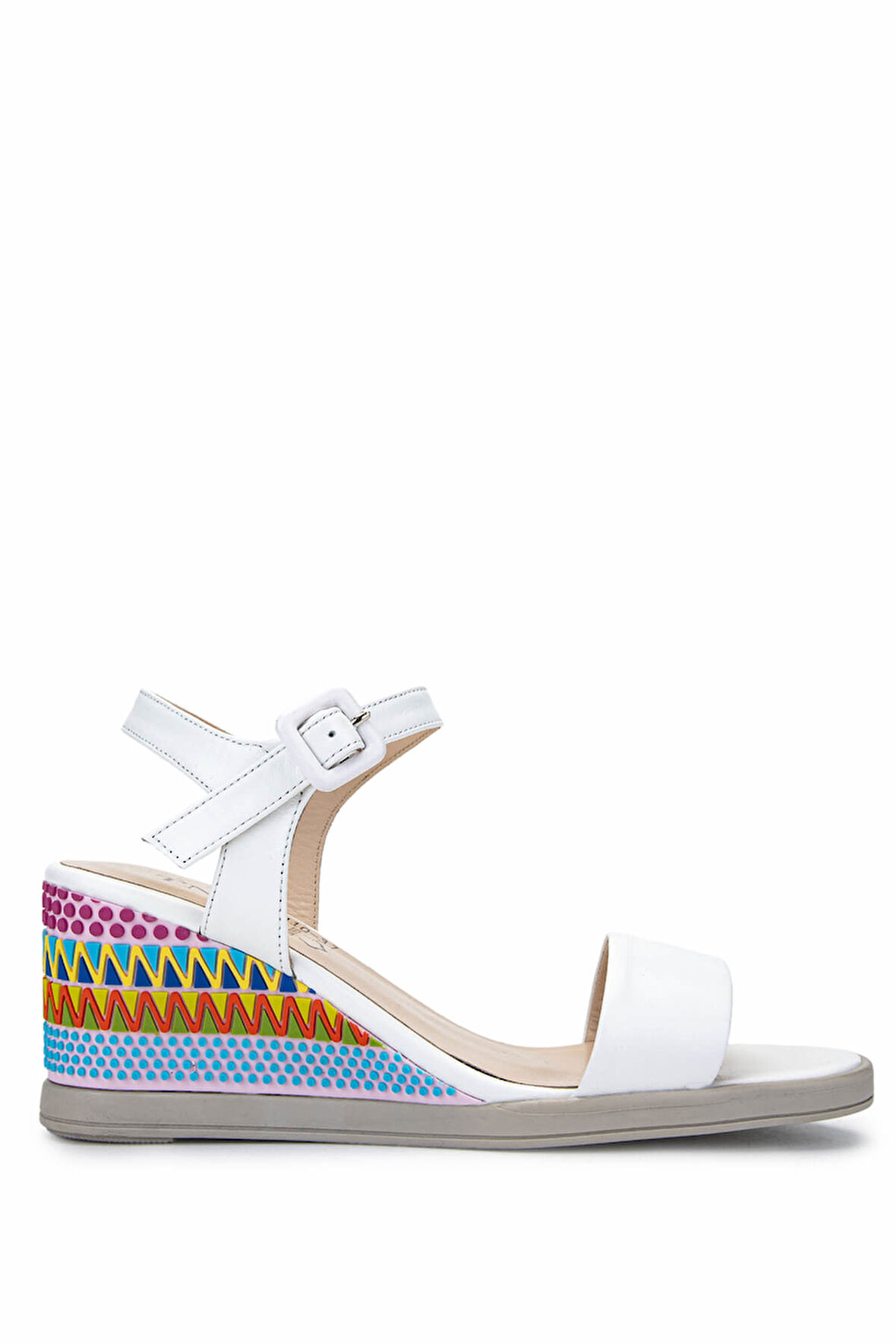 Tamer Tanca Kadın Hakiki Deri Beyaz Topuklu Ayakkabı 33 1410 BN AYK Y25 BEYAZ