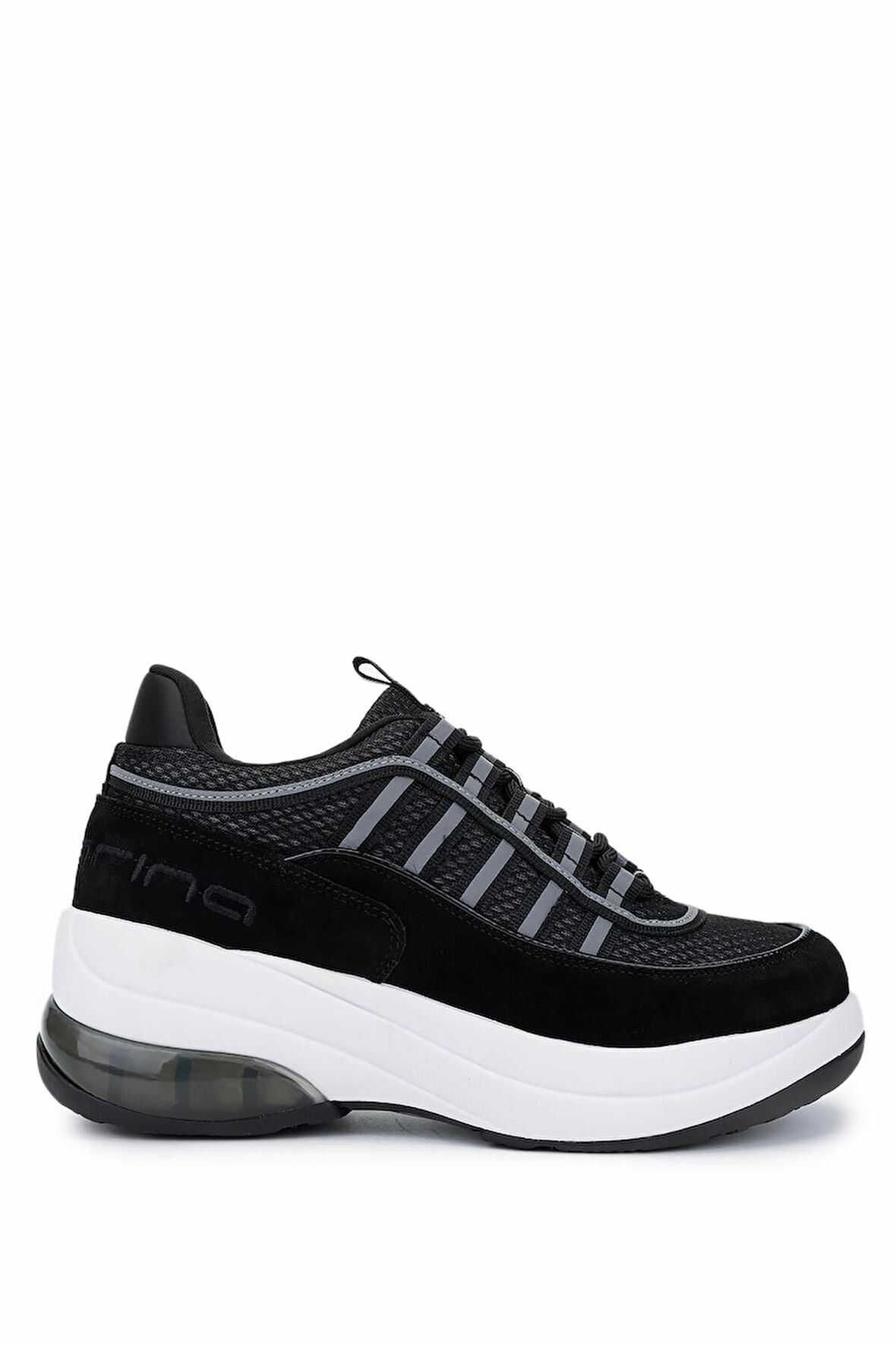 Fornarina Kadın Deri & Tekstil Siyah Sneakers & Spor Ayakkabı 304 6404199 BN AYK Y25 BLACK